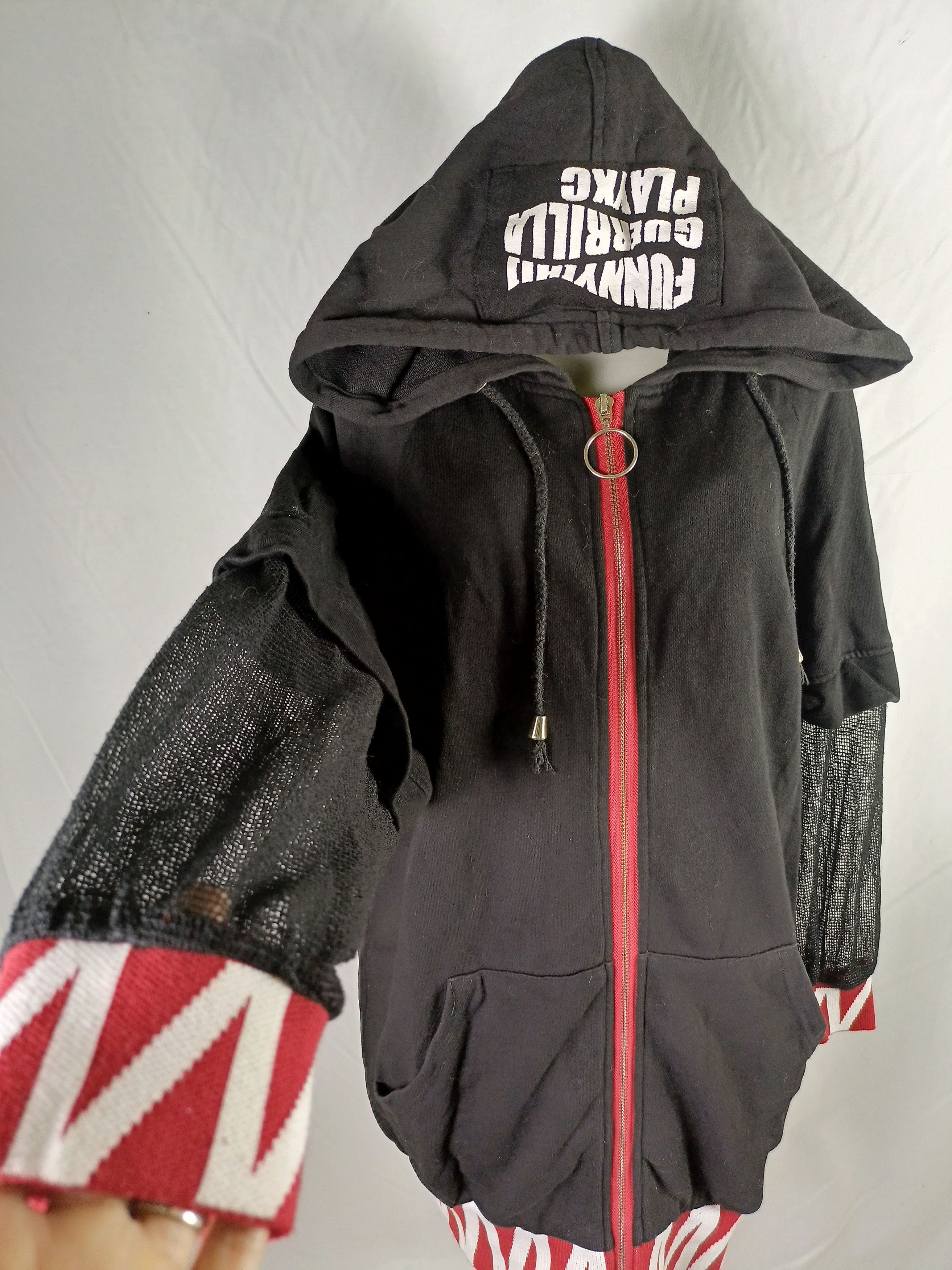 If Six Was Nine × Japanese Brand × Le Grande Bleu (L.G.B.) Funny Guerrilla PlayXC Zipper Hoodie Size M / US 6-8 / IT 42-44 - 17 Thumbnail