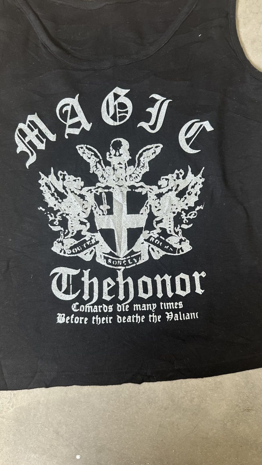 Japanese Brand VINTAGE MAGIC THE HONOR AFFLICTION STYLE TANK TOP Size XS / US 0-2 / IT 36-38 - 2 Thumbnail