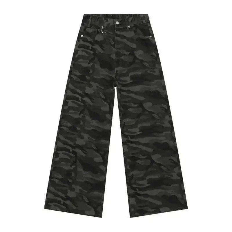 Jean Camouflage Printing Male Straight Denim Size US 32 / EU 48 - 6 Thumbnail