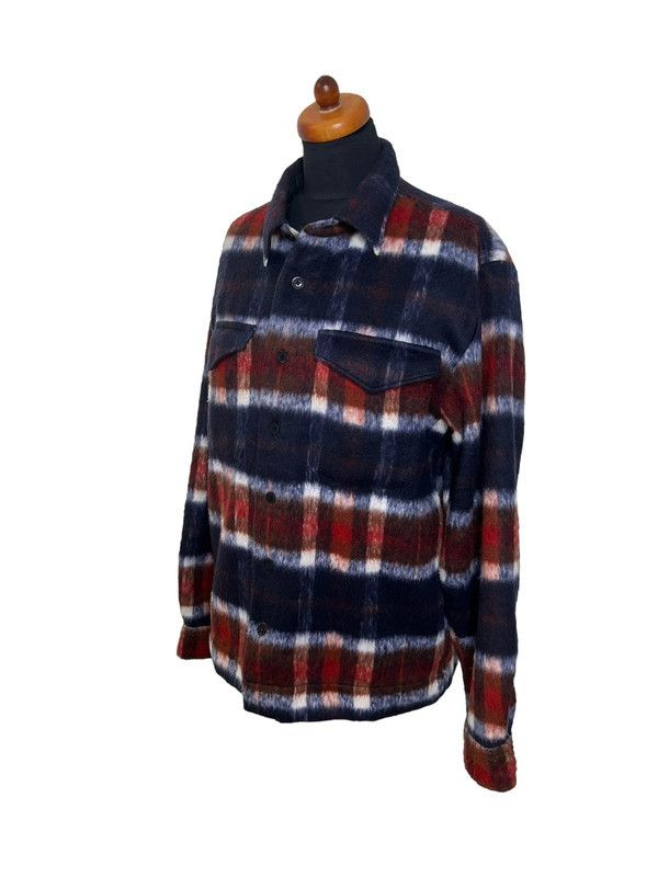 Tommy Hilfiger TOMMY HILFIGER WOOL-BLEND PLAID SHIRT – SIZE L Size US L / EU 52-54 / 3 - 4 Thumbnail