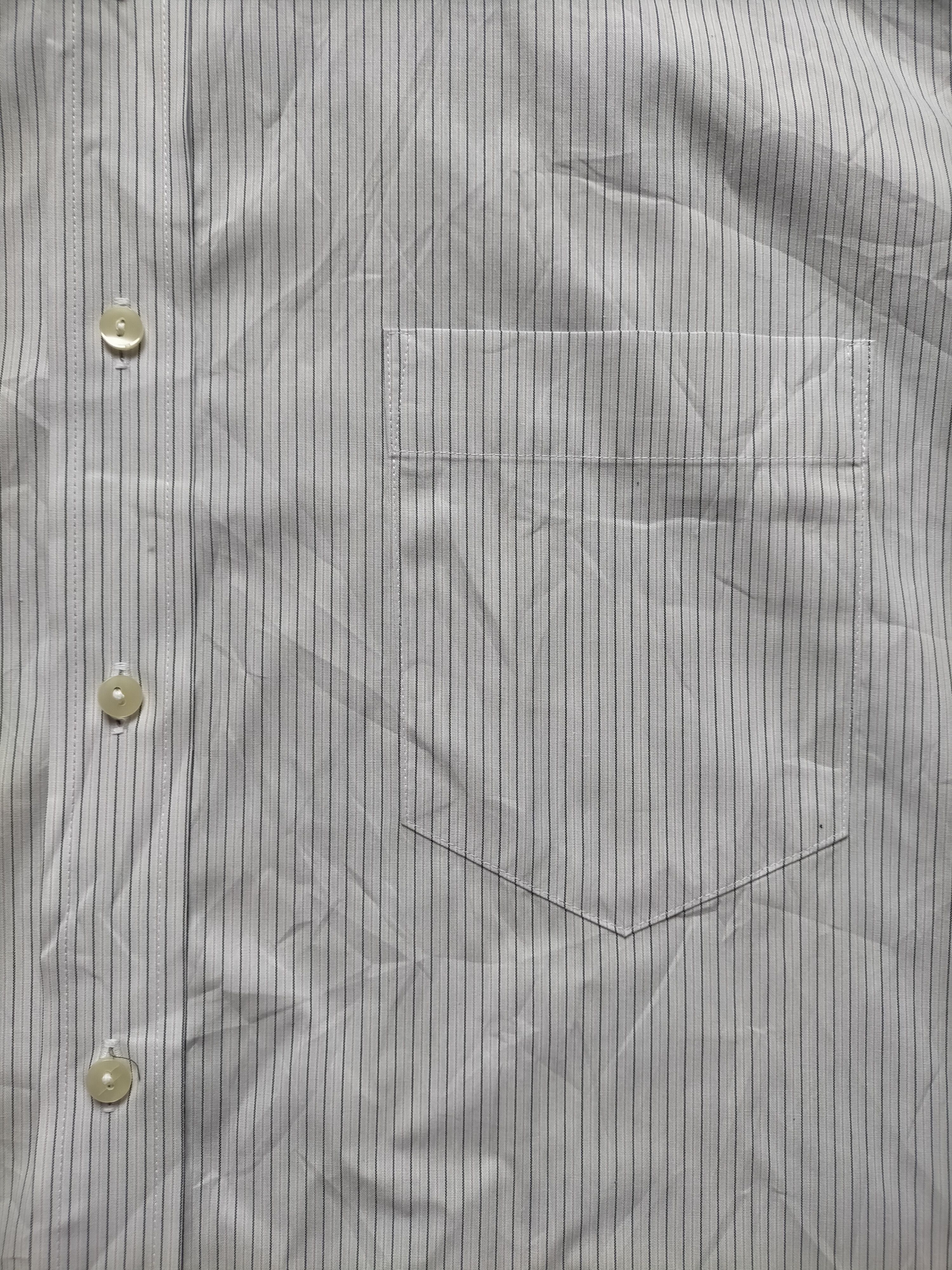 Issey Miyake Issey Miyake Im Product Office Shirt Stripe White Button ups Size US M / EU 48-50 / 2 - 8 Thumbnail