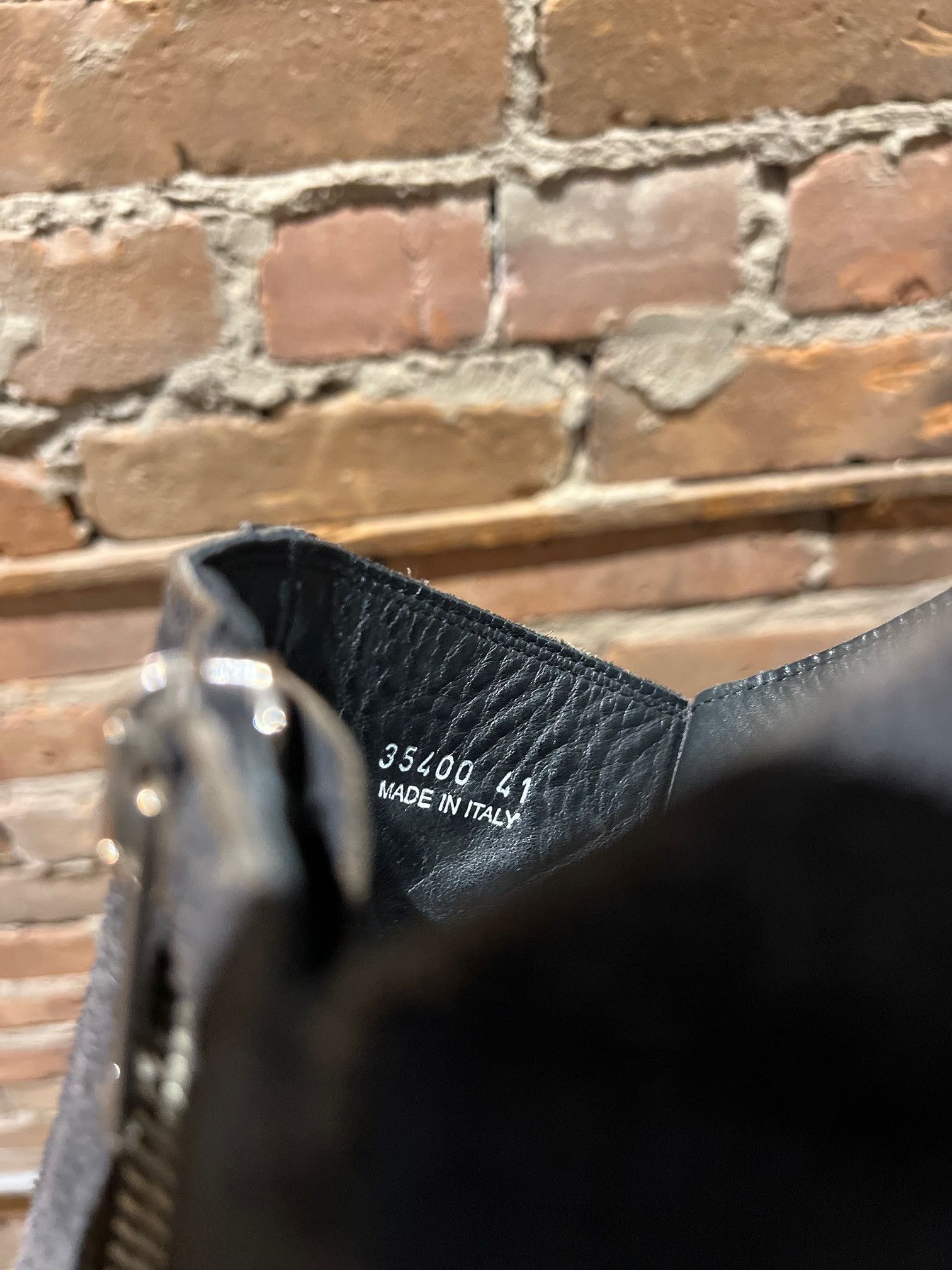 Rick Owens Rick Owens Split-Tongue Boots – Black Roughout Leather Size US 8 / EU 41 - 7 Thumbnail