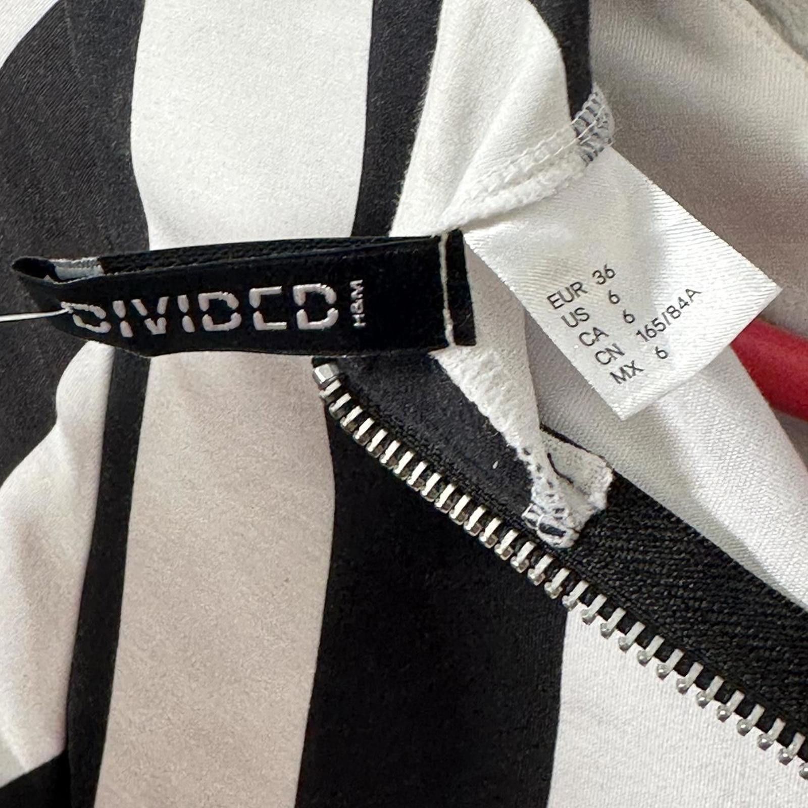 H&M H&M Women's Black and White Dress Size M / US 6-8 / IT 42-44 - 3 Thumbnail