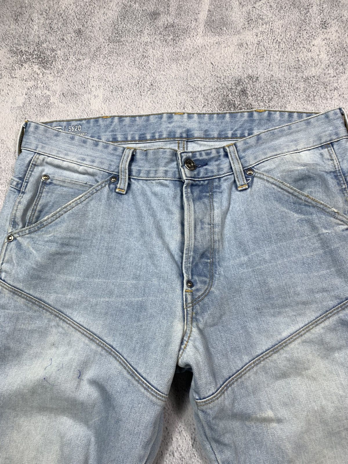 G-Star × Vintage Vintage Y2K style G-star RAW double knee denim jeans size 32 Size US 32 / EU 48 - 2 Thumbnail
