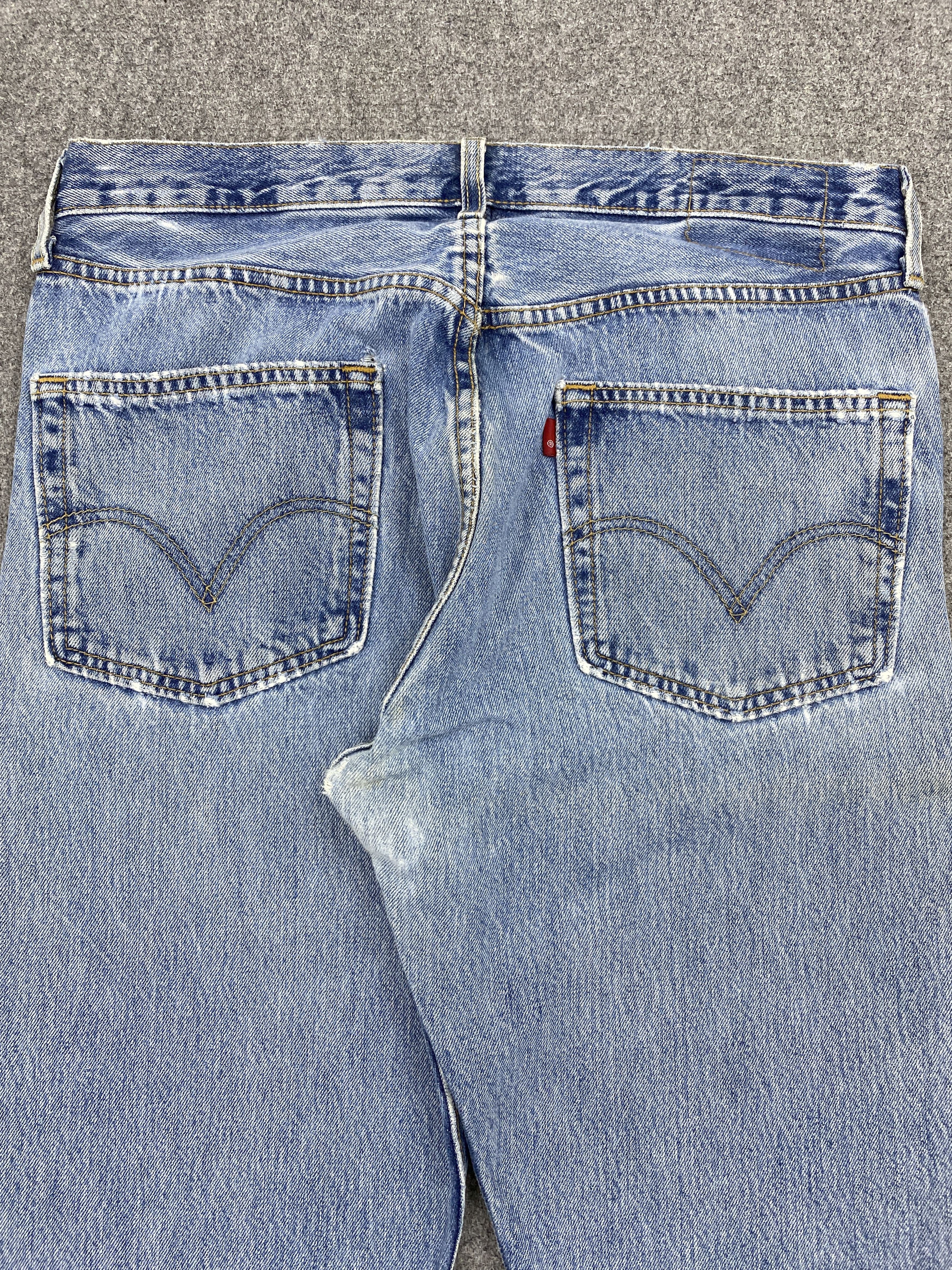 Levi's × Vintage Vintage 90s Levis Button Fly Denim Jeans Size US 32 / EU 48 - 4 Thumbnail