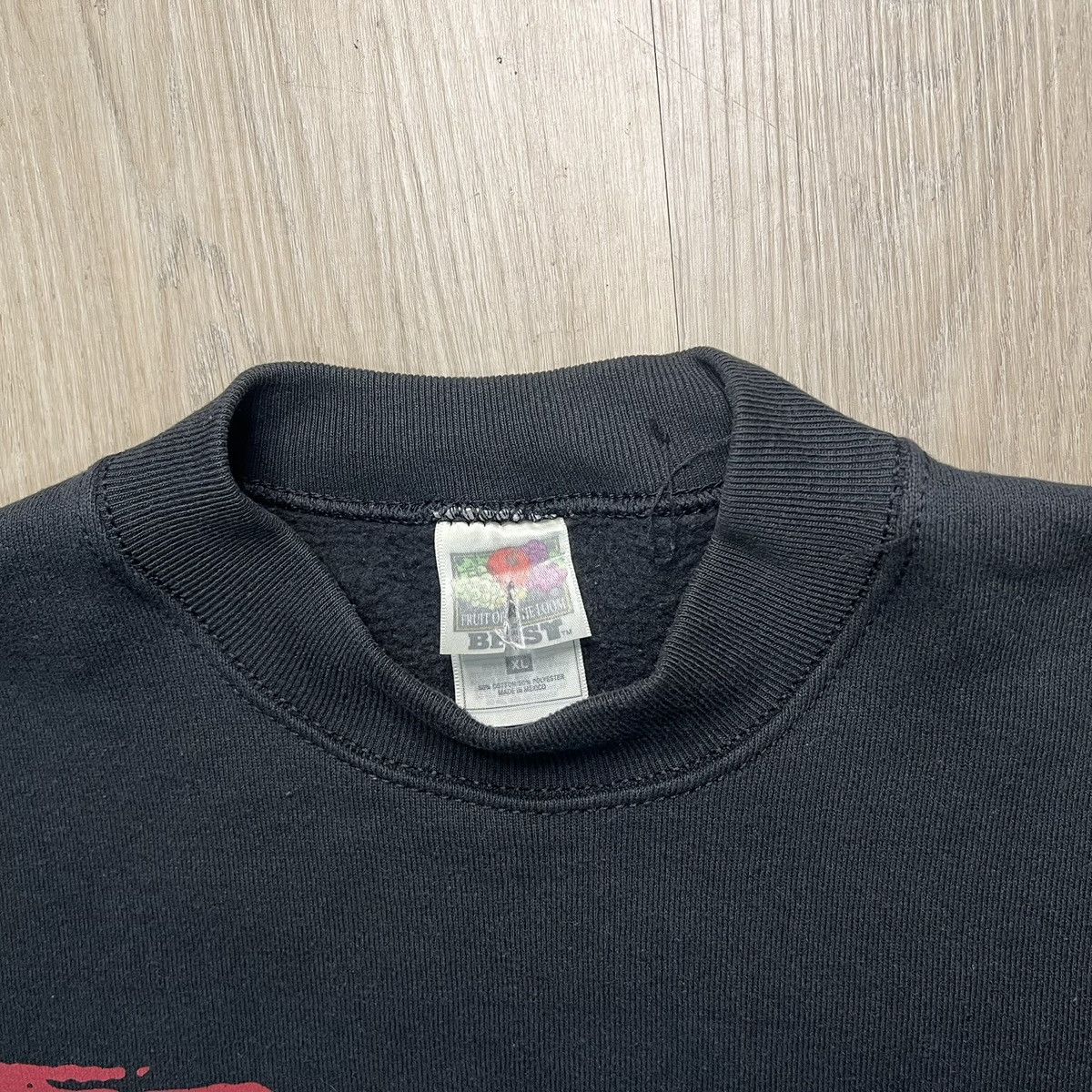 Fruit Of The Loom Vintage NWO (Wolfpac) 4-Life Sting Crewneck Black Size US XL / EU 56 / 4 - 3 Thumbnail