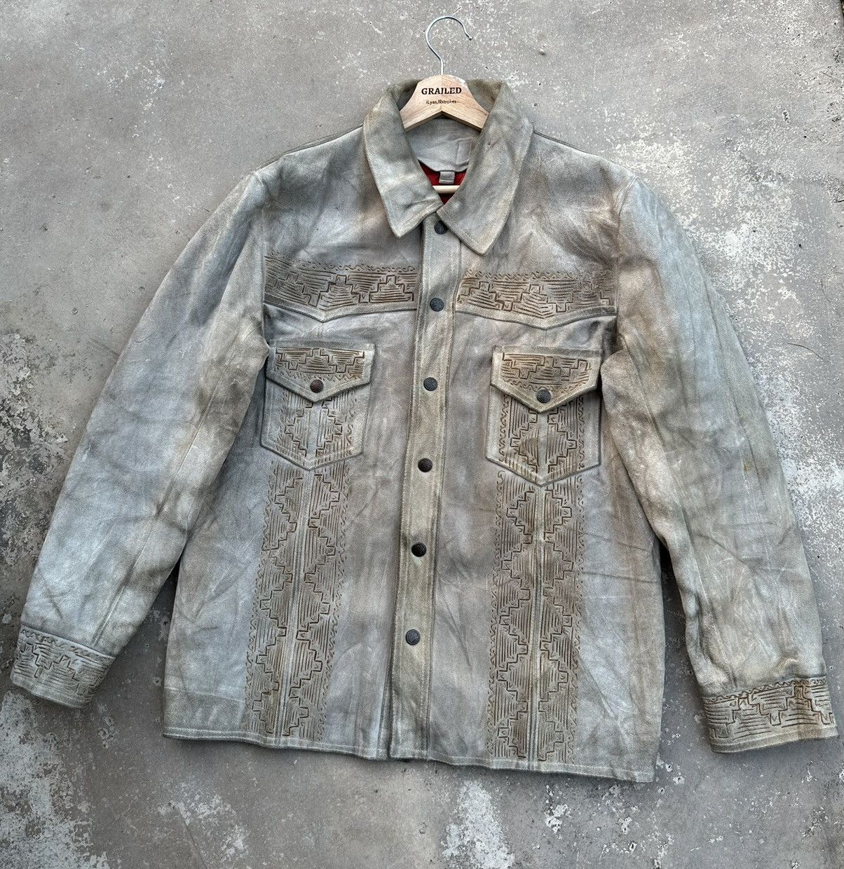 Leather 60’s Vintage Horse Suede Leather American Heritage Jacket Size US M / EU 48-50 / 2 - 1 Thumbnail