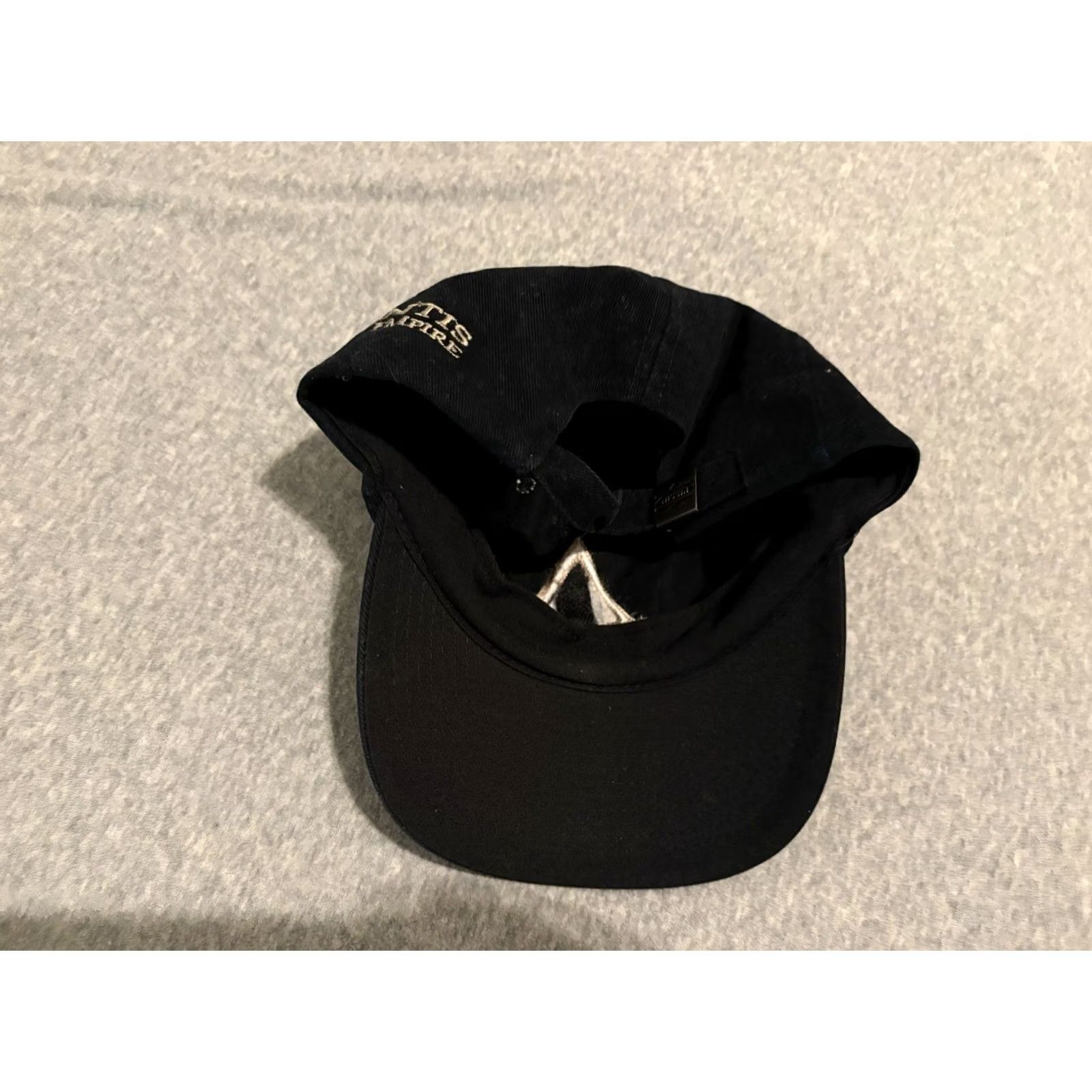 Disney VINTAGE Disney Atlantis The Lost Empire Strap Back Hat Cap Black Baseball Cap Men Adjustable Black 90s Cartoon Movie Cap Mens Size ONE SIZE - 3 Thumbnail
