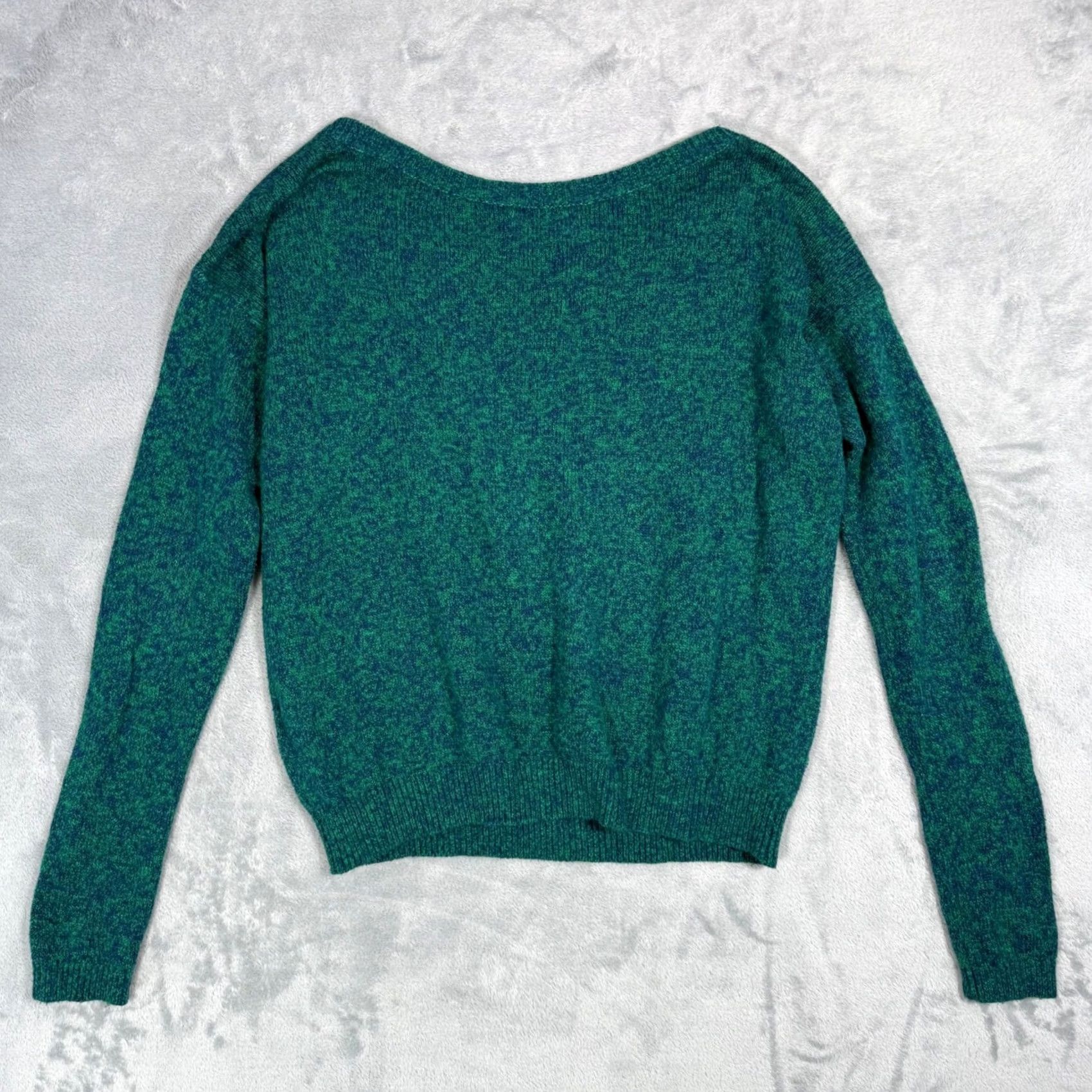 Abercrombie & Fitch VINTAGE Abercrombie Fitch Green Speckled Crewneck Sweater Womens Size S Size S / US 4 / IT 40 - 7 Thumbnail