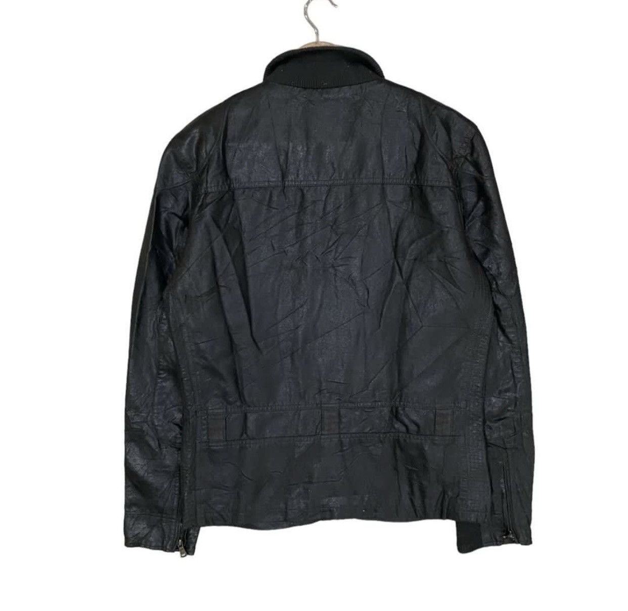 Genuine Leather × Zara ☀️VINTAGES ZARA MAN GENUINE LEATHER BIKERS JACKET Size US S / EU 44-46 / 1 - 6 Thumbnail