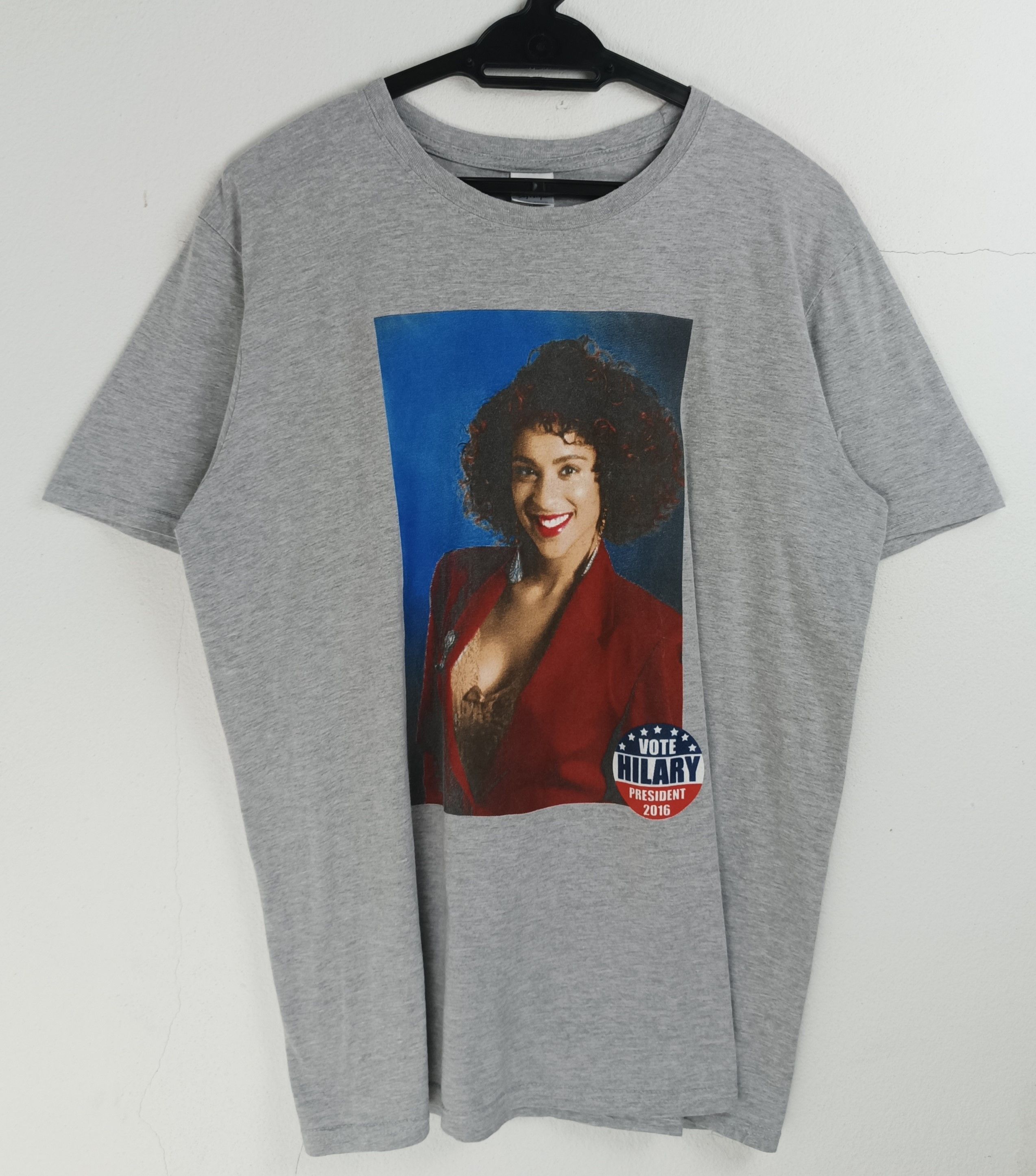 Vintage VINTAGE 2016 VOTE HILLARY ABI OBAMA CAMPAIGN TEE TRUMP ELON Size US L / EU 52-54 / 3 - 3 Thumbnail