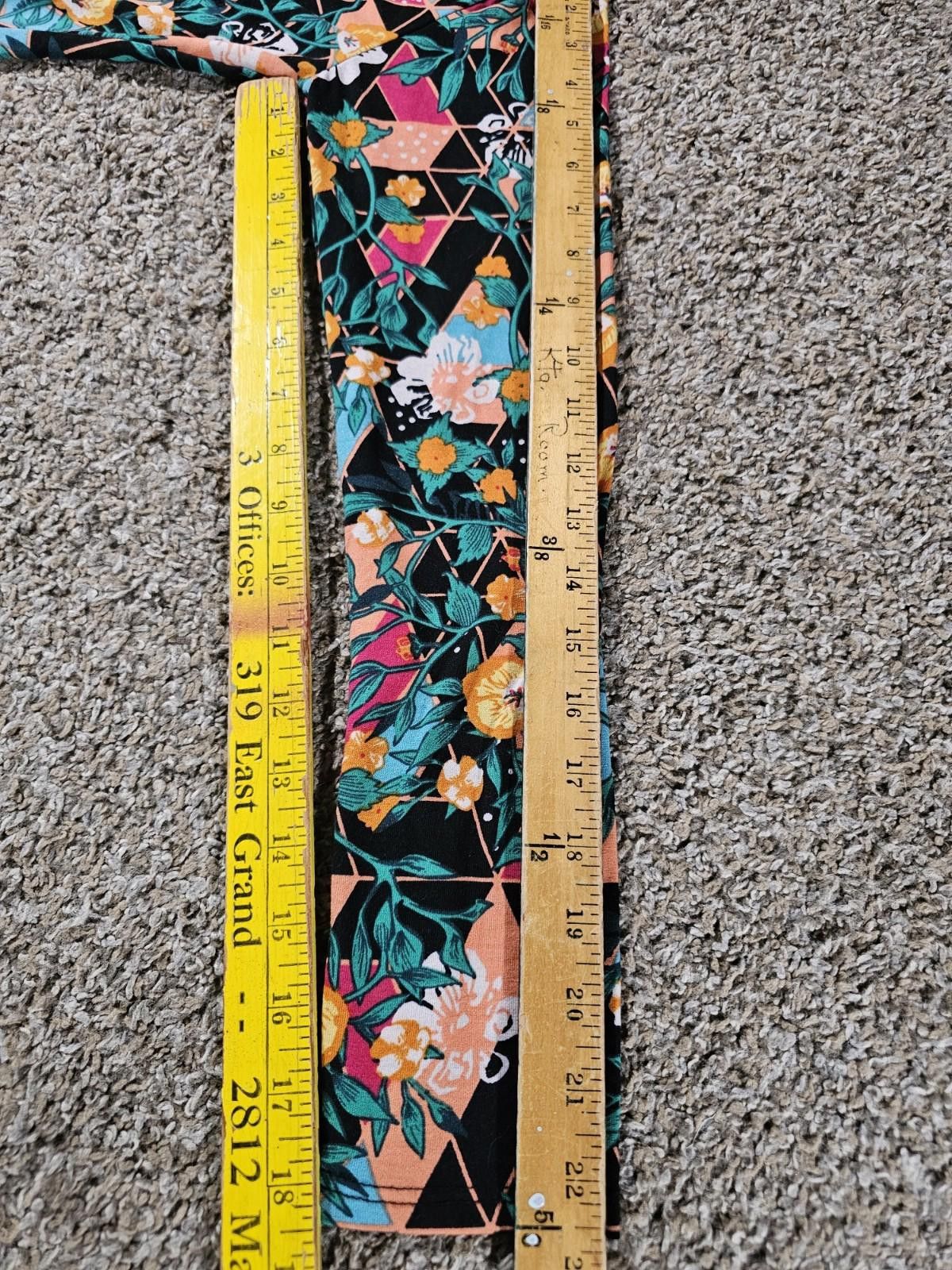 Other Lularoe Argyle Floral Dress XS Size XS / US 0-2 / IT 36-38 - 5 Thumbnail