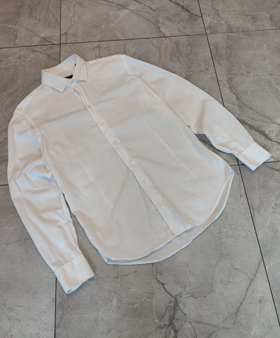 Emporio Armani White classic Shirt Emporio Armani Size L Size US L / EU 52-54 / 3 - 2 Thumbnail
