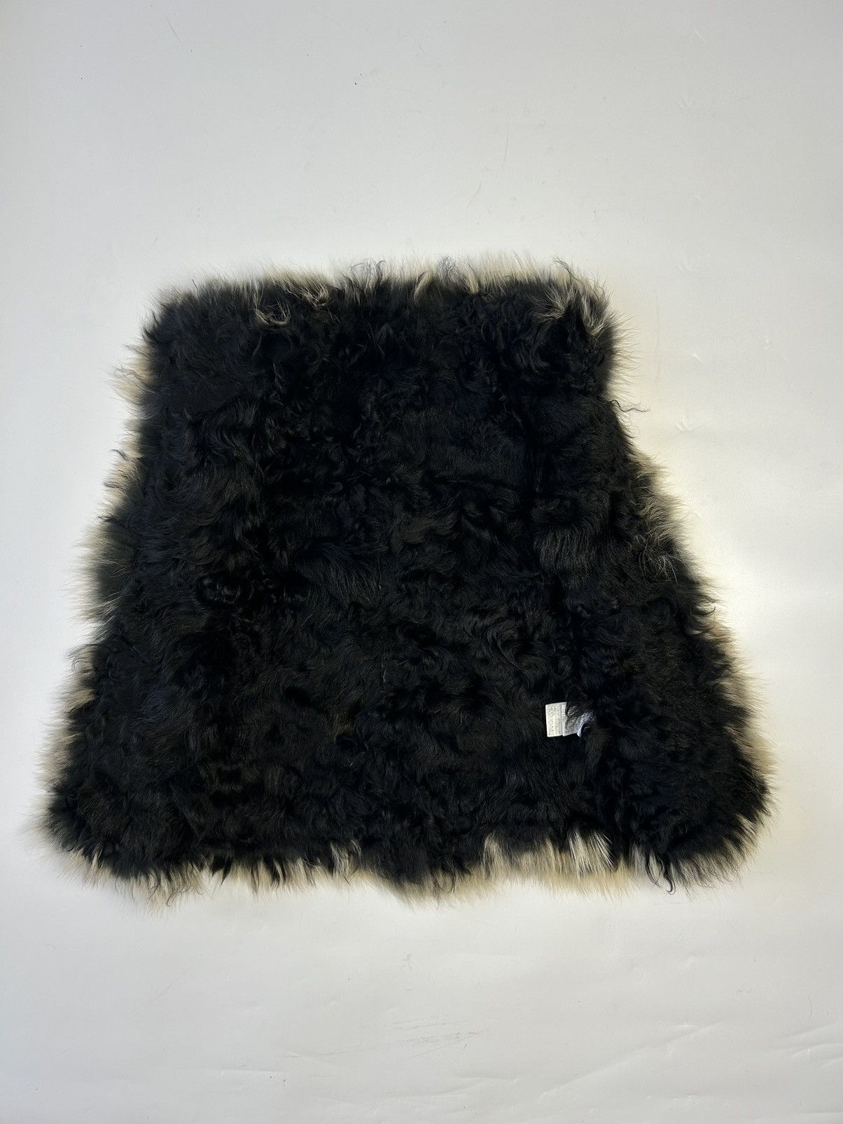 Japanese Brand DOUBLE SIDED SILVER FUR FOX LEATHER VEST Size ONE SIZE - 2 Thumbnail