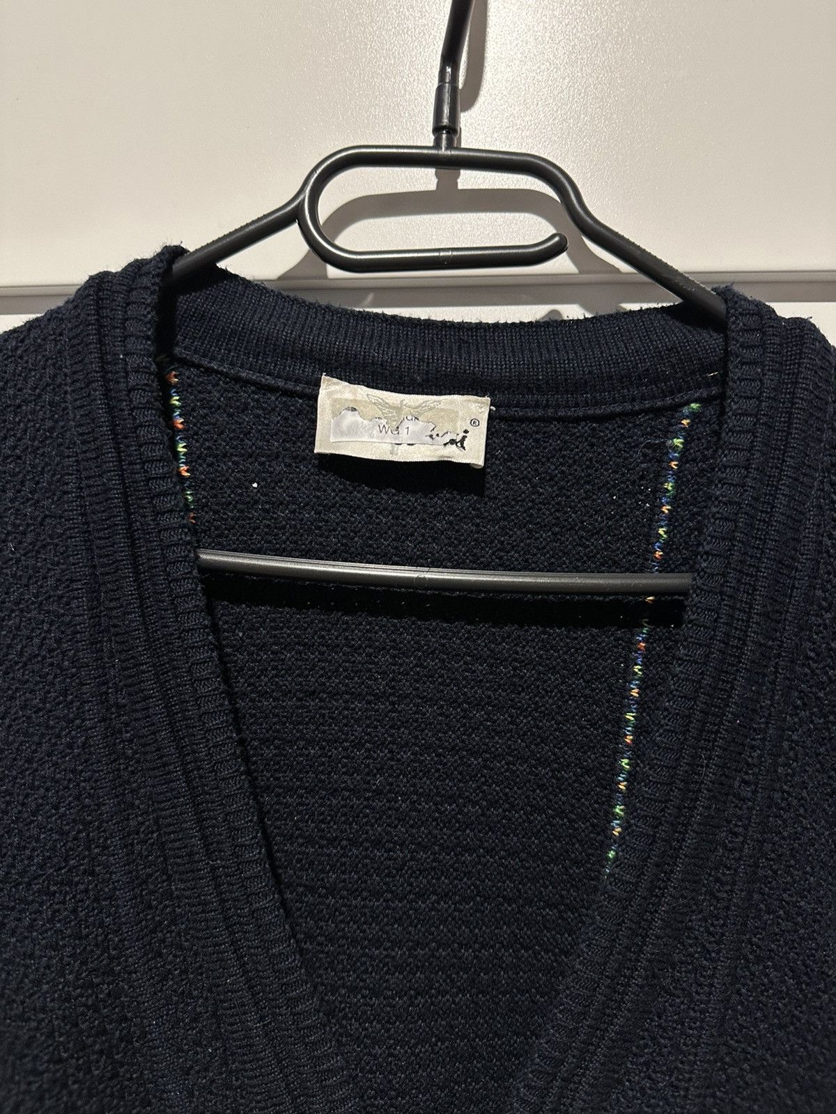 Carlo Colucci Vintage Carlo Colucci cable knit cardigan navy Size US XL / EU 56 / 4 - 8 Thumbnail