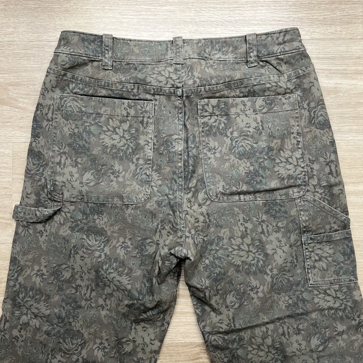 Abercrombie & Fitch Abercrombie Baggy Workwear Pants Floral Camo Size US 33 - 4 Thumbnail