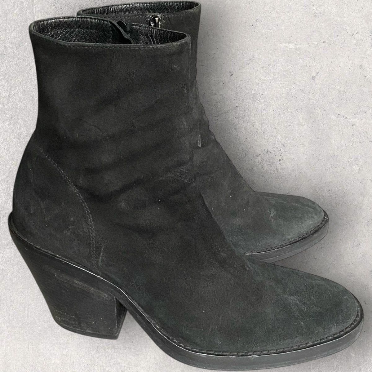 Ann Demeulemeester Suede Cuban Heel Boots Size US 8 / EU 41 - 5 Thumbnail
