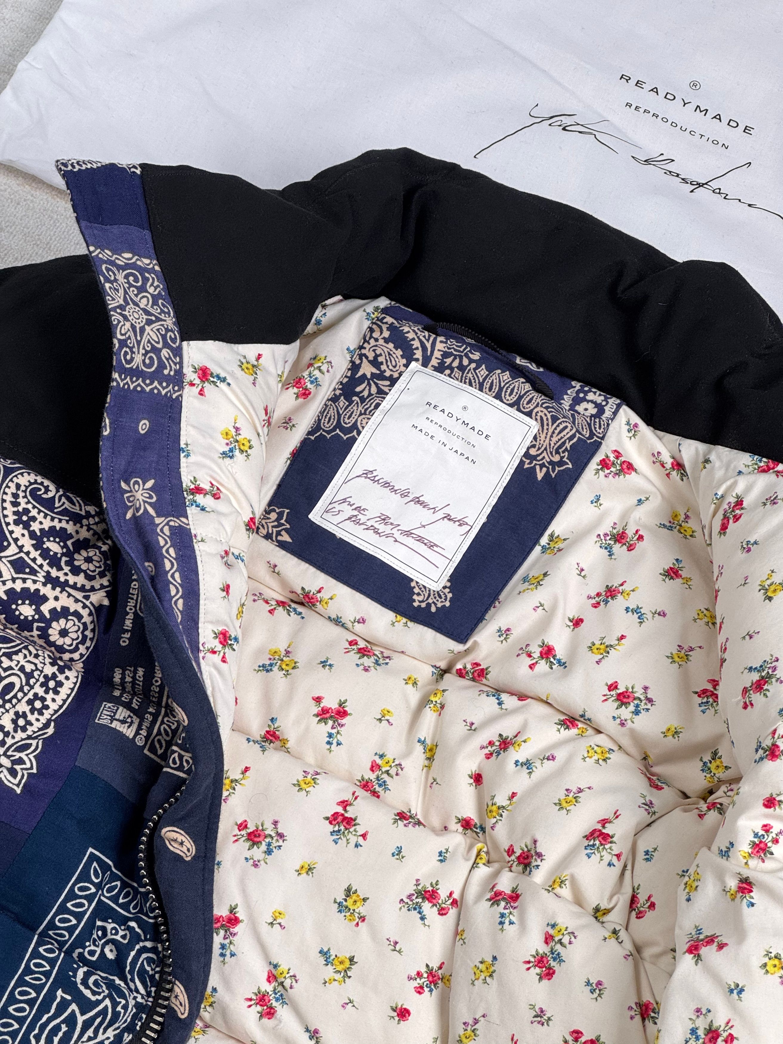 READYMADE UNWORN* READYMADE Blue Bandana Down Jacket Size 1 Size US S / EU 44-46 / 1 - 11 Thumbnail