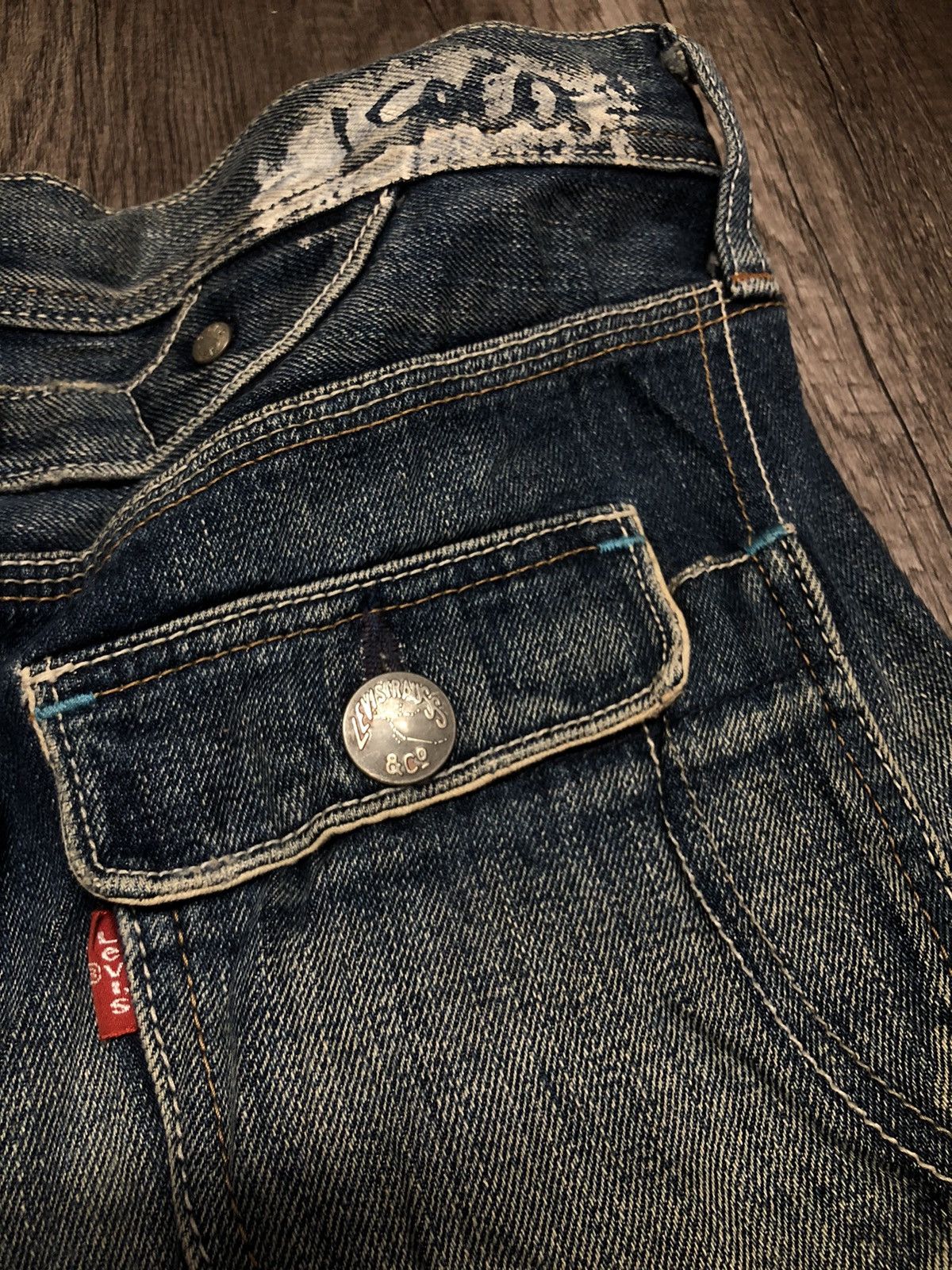 Levi's Vintage Clothing Vintage Levi's Strauss & Co Half Selvedge Jeans (Unisex) Size US 29 - 23 Thumbnail
