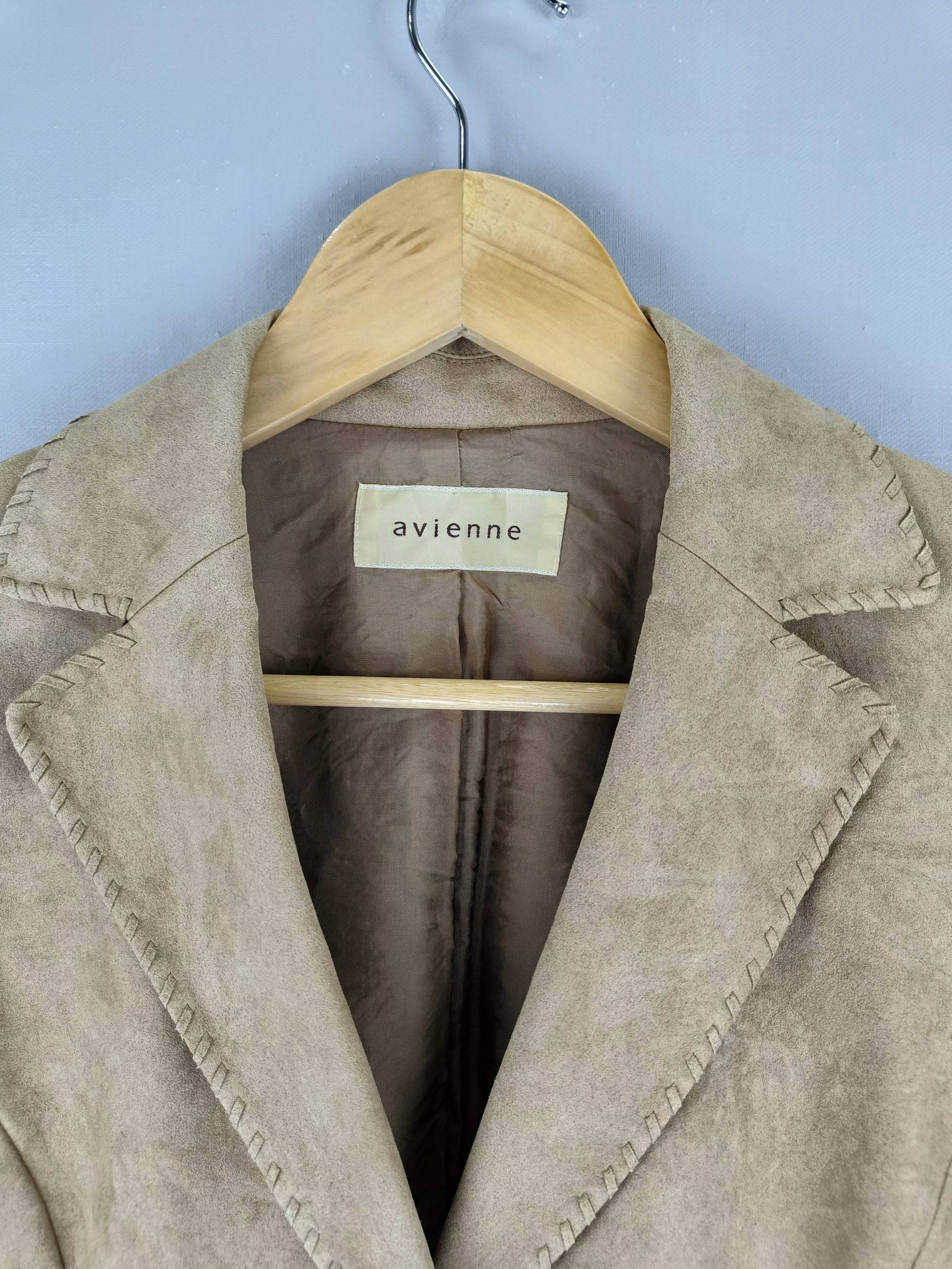 Leather Vintage Avienne Leather Blazer Size S / US 4 / IT 40 - 6 Thumbnail