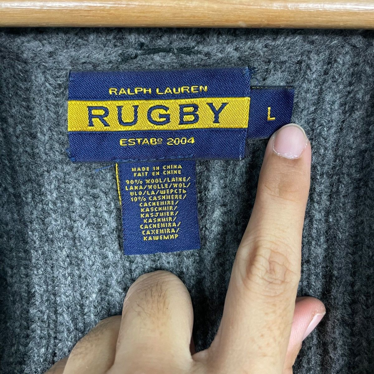 Rugby Ralph Lauren Ralph Lauren Rugby Wool Jacket Size US L / EU 52-54 / 3 - 15 Thumbnail
