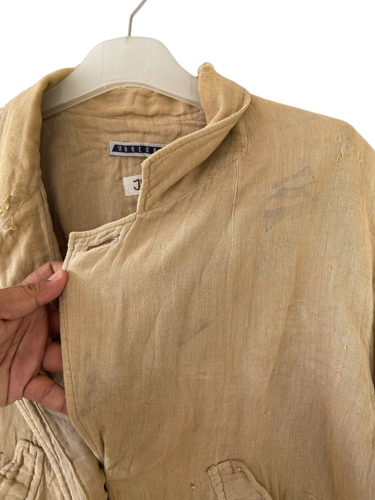 Vintage Vintage Workshop by Yohji Yamamoto Distressed Jacket Size US L / EU 52-54 / 3 - 12 Thumbnail