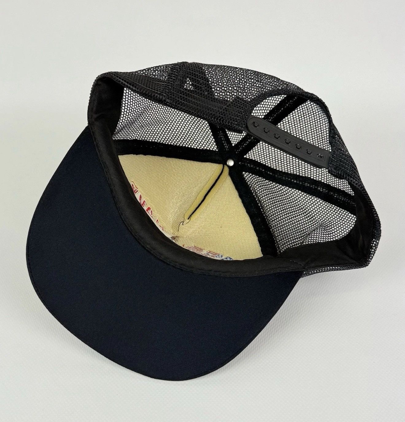 Vintage Vintage USA Navy Top Gun Tracker Cap Hat Black Top Snapback Size ONE SIZE - 11 Thumbnail