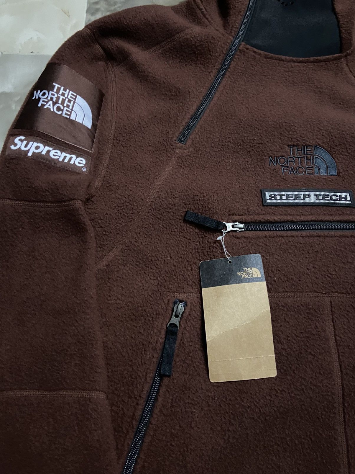 Supreme × The North Face Supreme x Northface Steep Tech Fleece Pullover Size US M / EU 48-50 / 2 - 2 Thumbnail