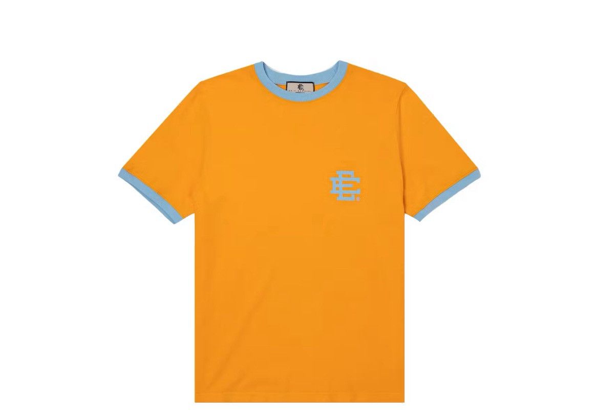 Eric Emanuel Eric Emanuel EE delicate blue & yellow ringer tee large Size US L / EU 52-54 / 3 - 1 Thumbnail