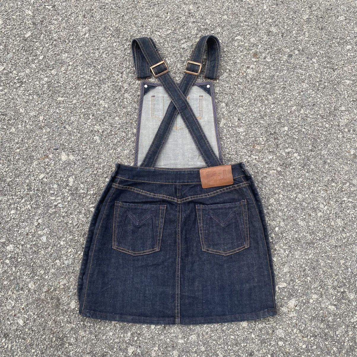 Marc Jacobs ARCHIVAL MARC JACOBS INDIGO DENIM PINAFORE DRESS Size S / US 4 / IT 40 - 2 Thumbnail