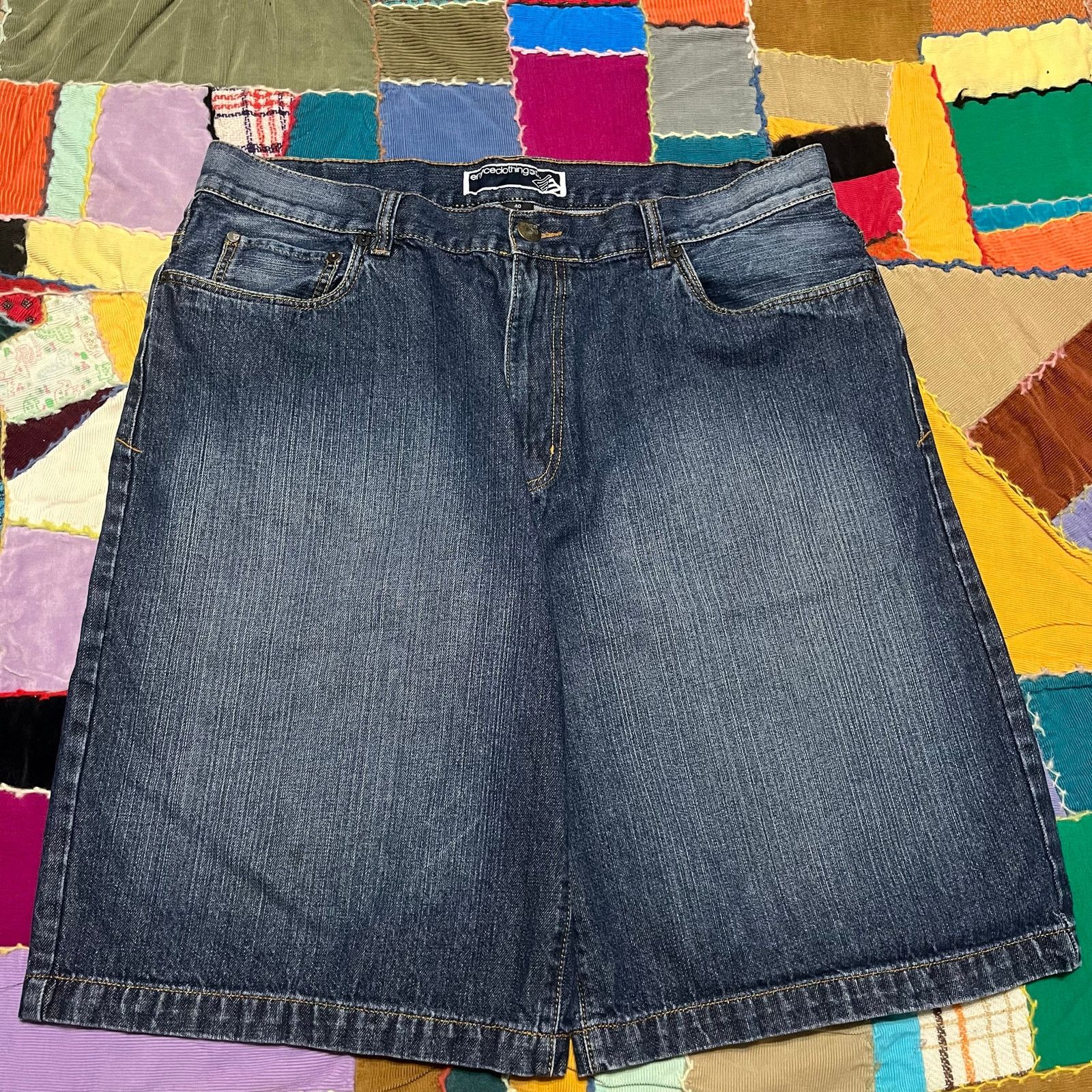 Enyce Y2K Enyce Faded Baggy Jorts 38W Size US 38 / EU 54 - 2 Thumbnail