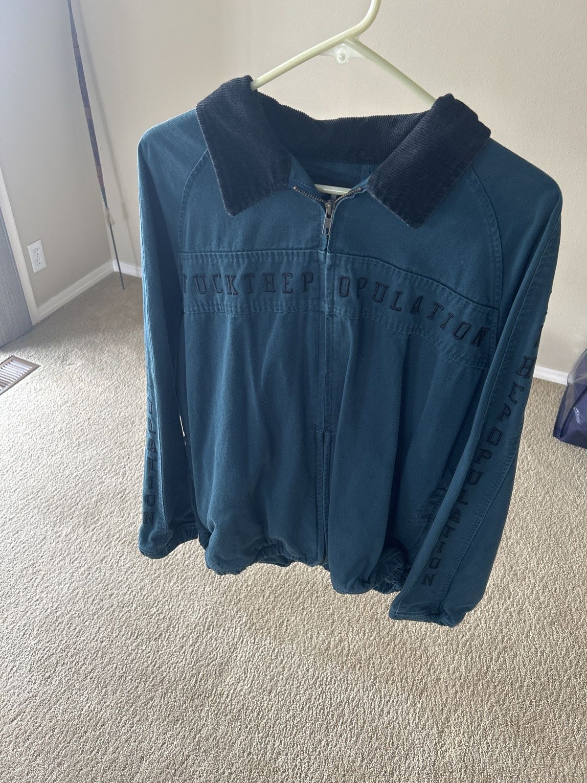 Fuck The Population FTP blue zip jacket Size US M / EU 48-50 / 2 - 4 Thumbnail