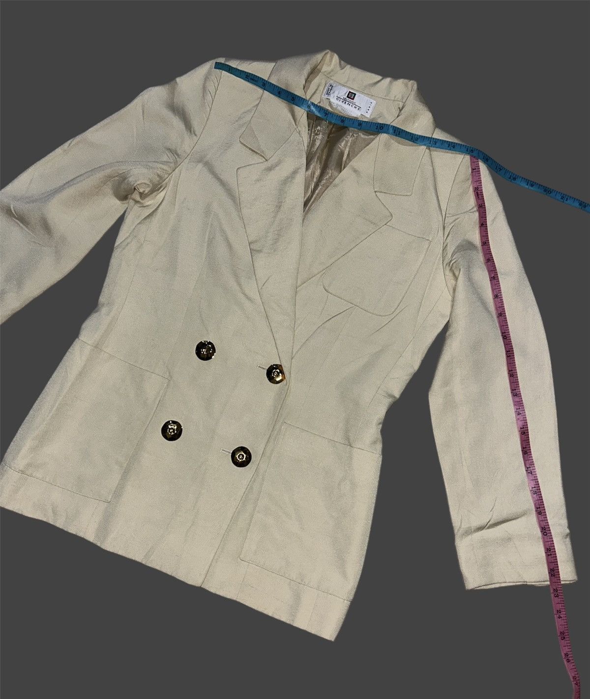 Givenchy Givenchy Blazer Woman Ivory Size XS / US 0-2 / IT 36-38 - 11 Thumbnail