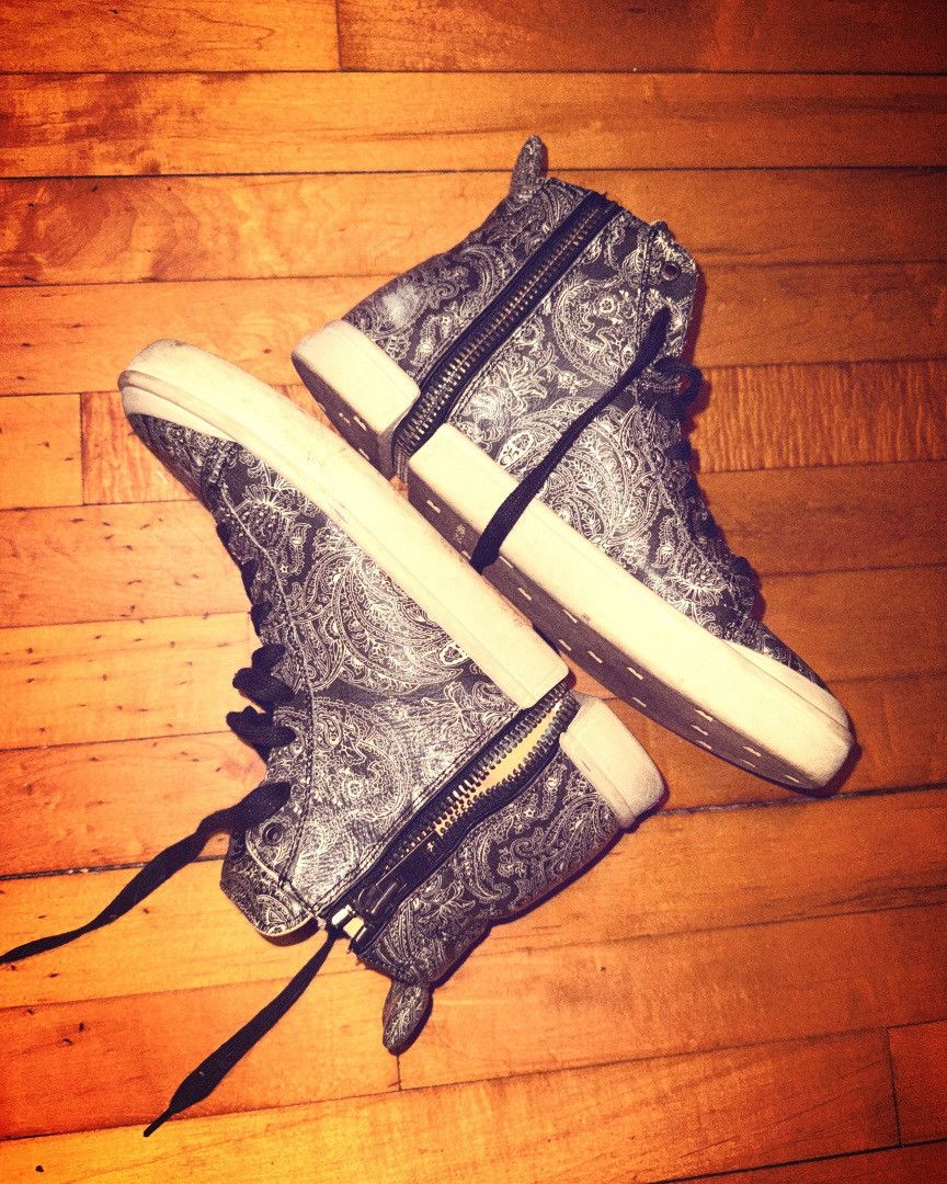 Diesel Diesel S-nentish Paisley Hi-tops Size US 11 / EU 44 - 1 Thumbnail