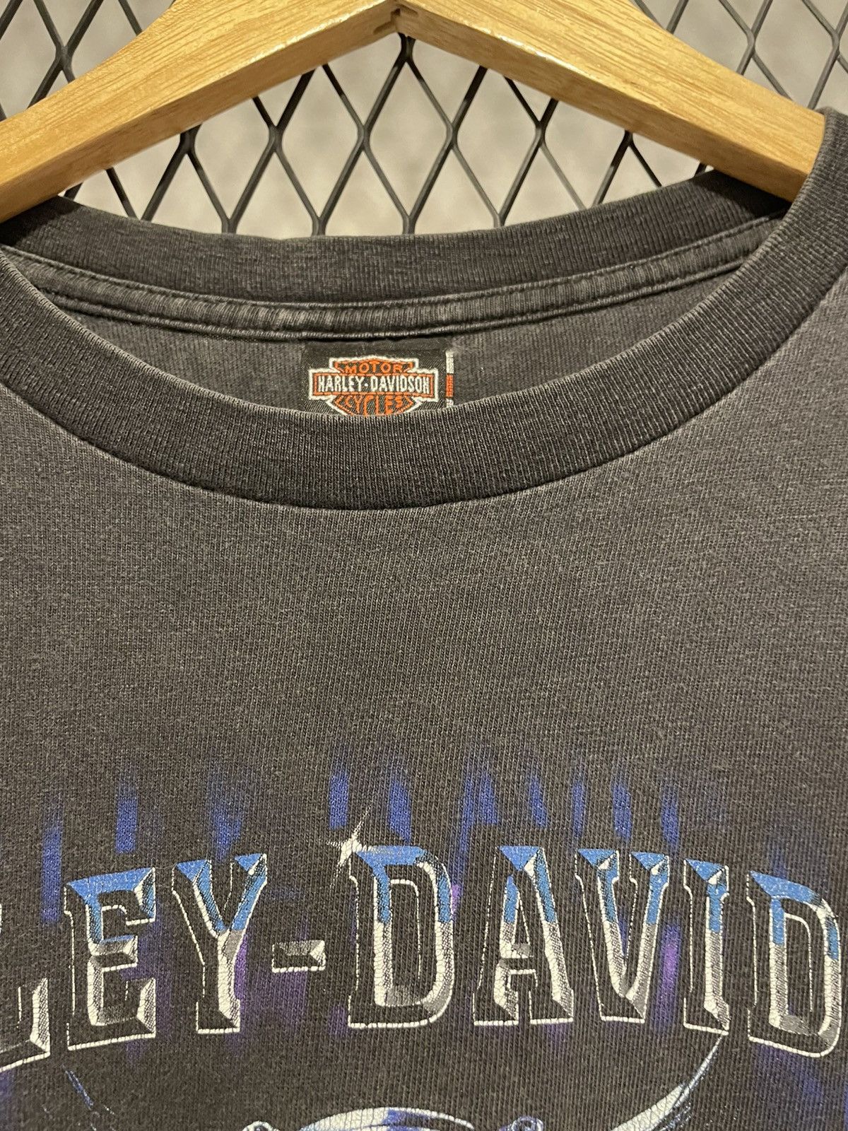 Harley Davidson Vintage 90s Harley Davidson Full Throttle T-Shirt Size US L / EU 52-54 / 3 - 4 Thumbnail