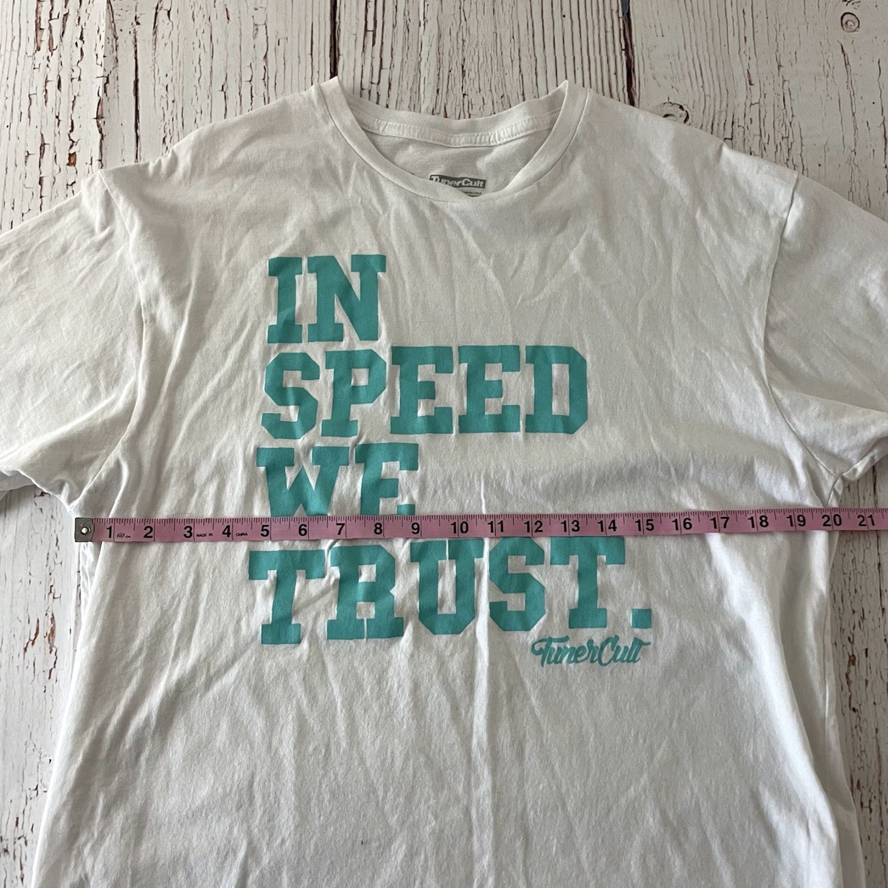 Speedo Tuner Cult Shirt Men L White Short Sleeve In Speed We Trust Size US L / EU 52-54 / 3 - 3 Thumbnail