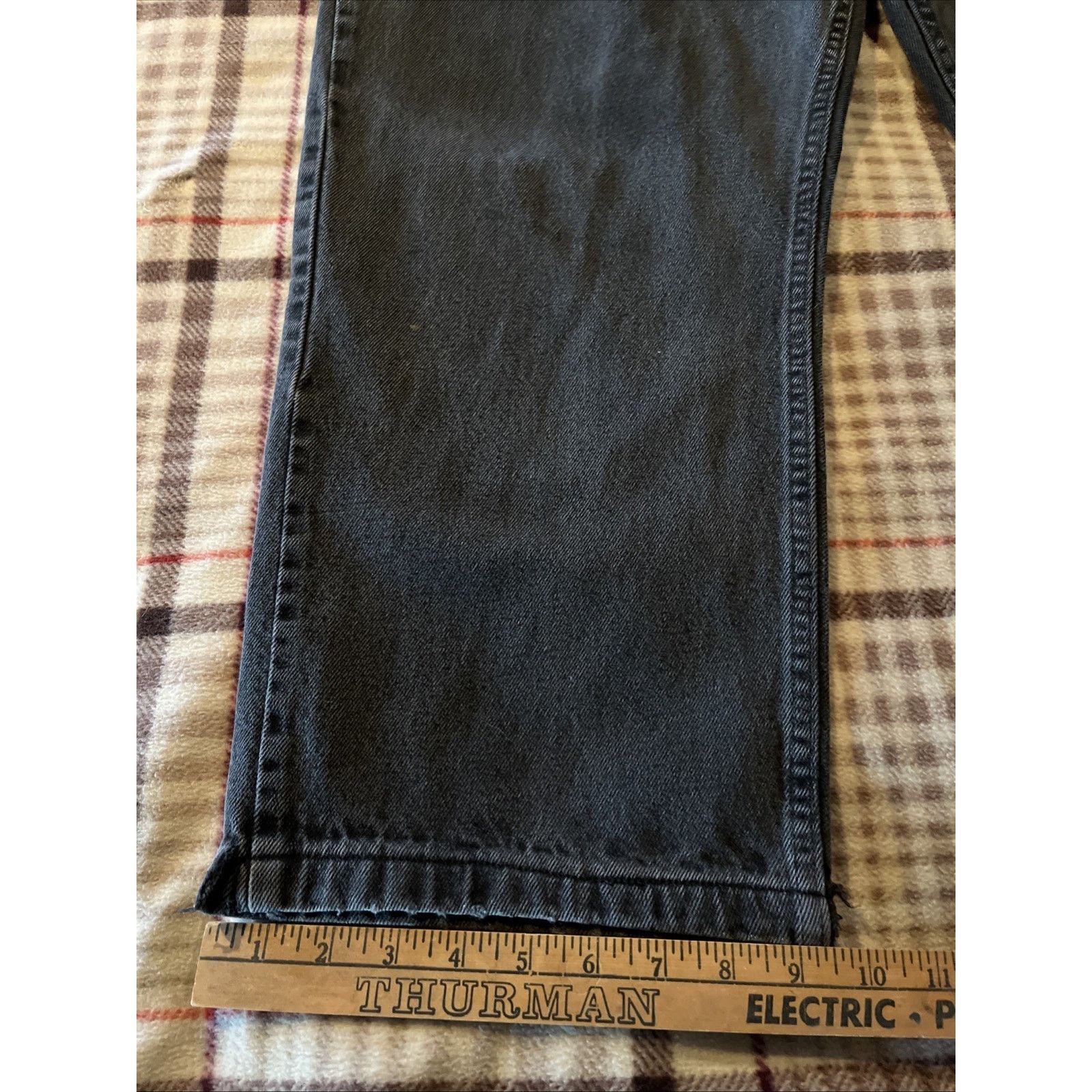 Wrangler Wrangler Vintage Jeans Men’s 40x29 Dark Gray Relaxed Denim Size US 40 / EU 56 - 3 Thumbnail