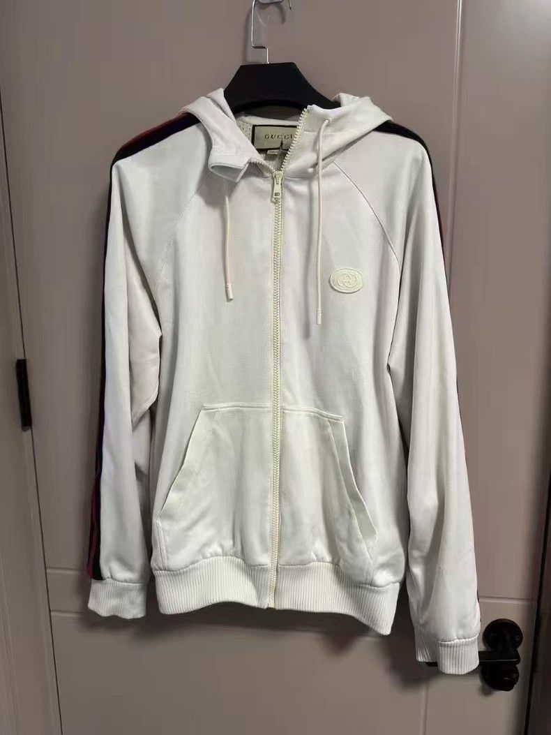 Gucci Gucci Flame Embroidery Zip Hoodie-yf Size US XS / EU 42 / 0 - 1 Thumbnail