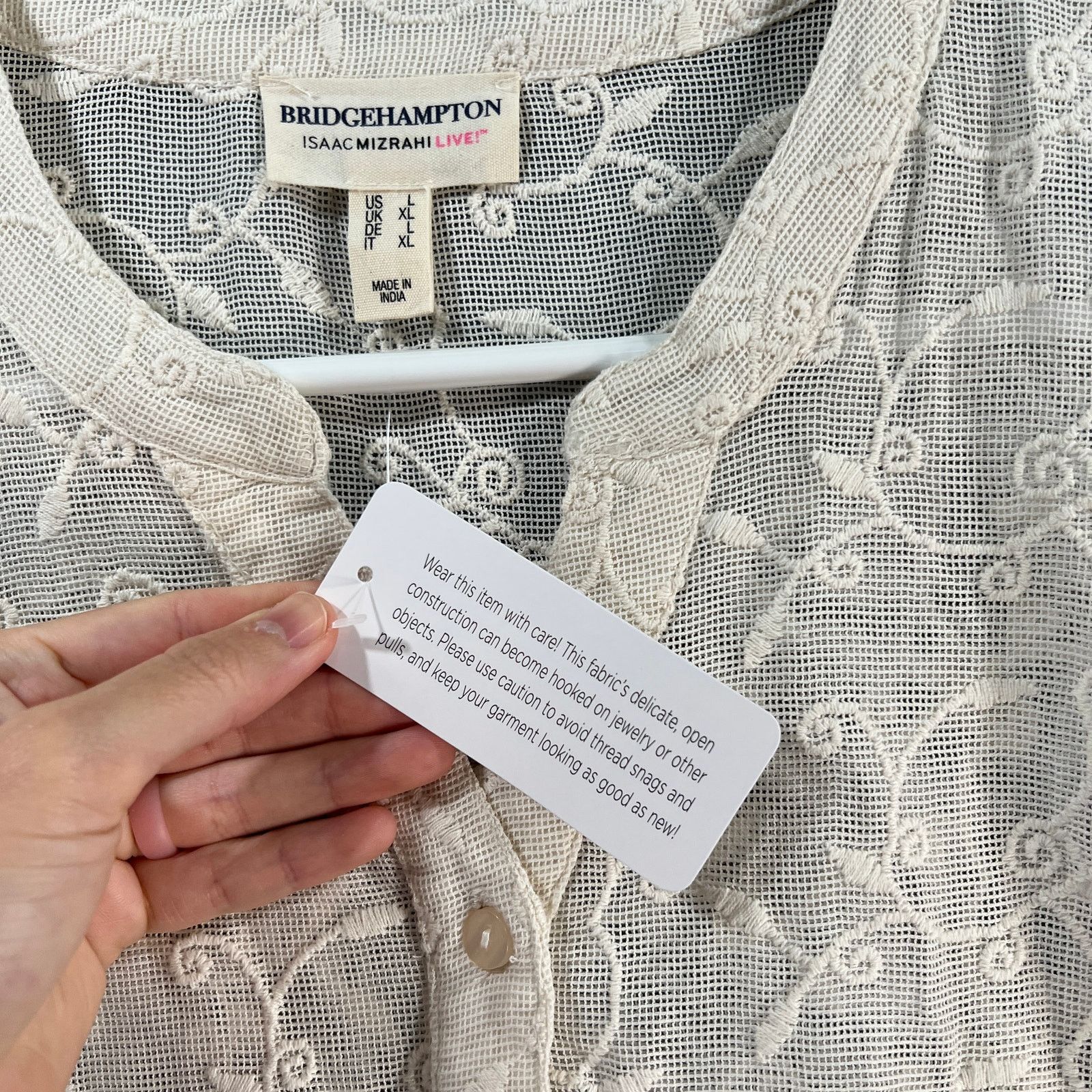 Isaac Mizrahi Isaac Mizrahı Live! Bridgehampton Embroidered Size L / US 10 / IT 46 - 4 Thumbnail