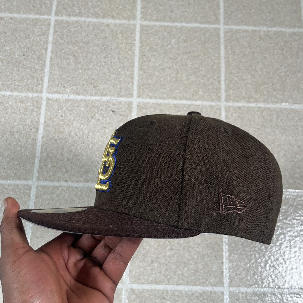 New Era St. Louis Cardinals Brown New Era 59Fifty Fitted Hat 7 3/4 Size ONE SIZE - 4 Thumbnail