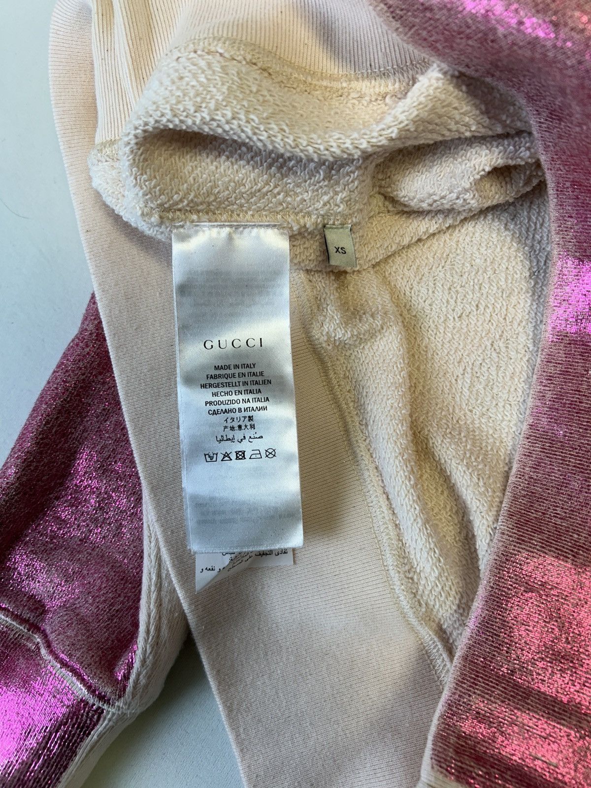 Gucci 2018 Blind For Love Metallic Sweatshirt Size US XS / EU 42 / 0 - 8 Thumbnail