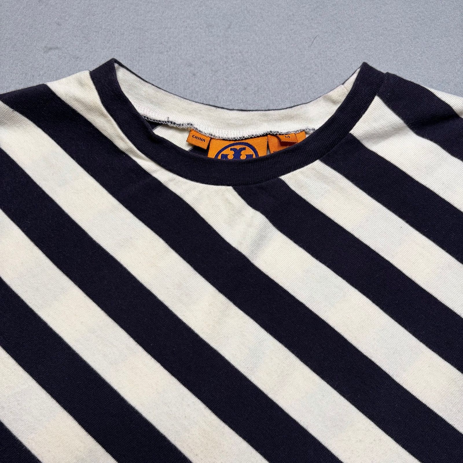 Tory Burch Tory Burch Women’s Medium Navy White Striped Tunic Top Size M / US 6-8 / IT 42-44 - 2 Thumbnail