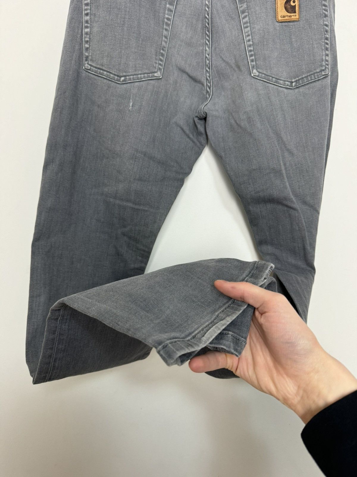 Carhartt Vintage sun faded distressed carhartt denim jeans workstyle Size US 33 - 6 Thumbnail