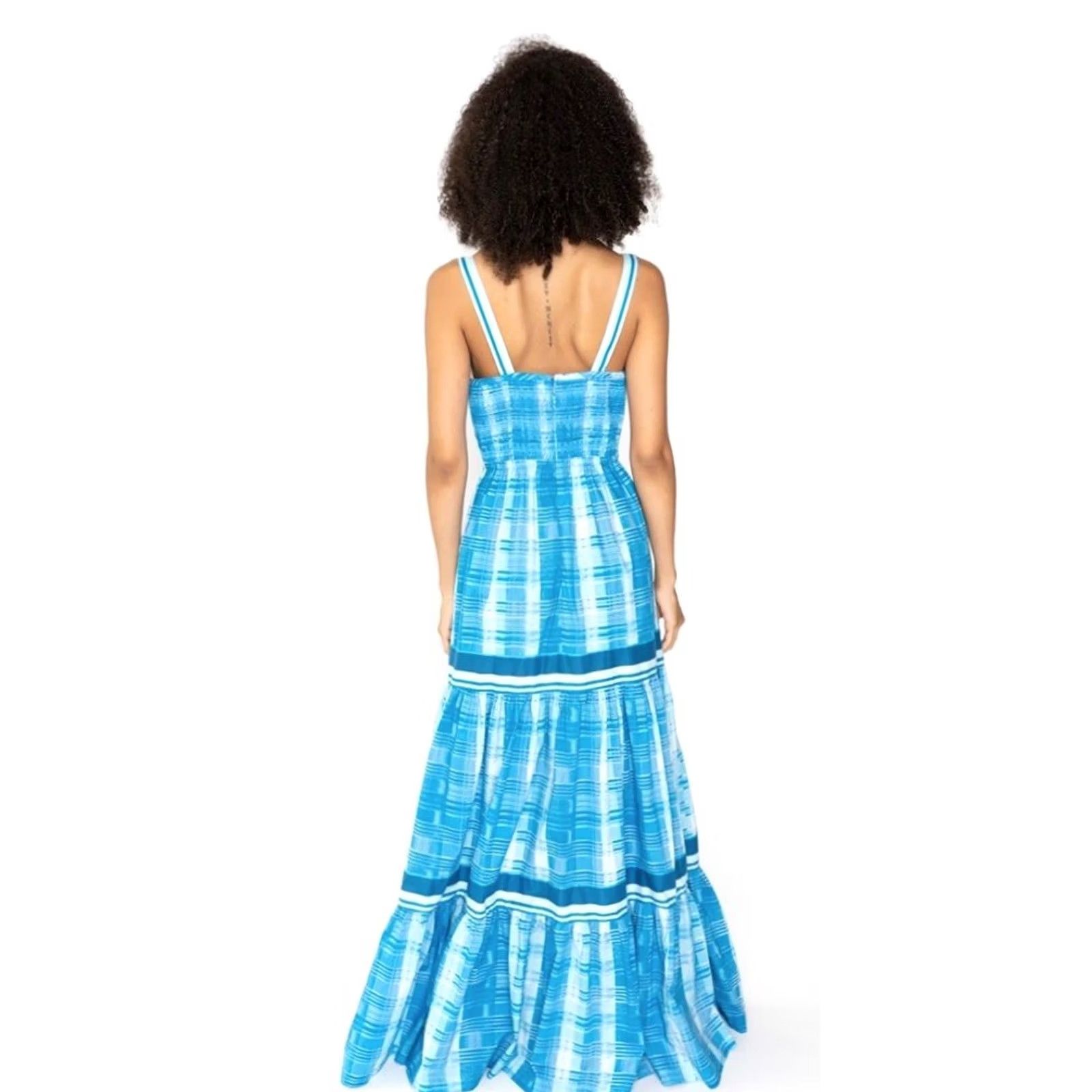 Hope Hope for Flowers Tracy Reese Tiered Slip Peasant Dress Sleeveless Multicolor Long M Womens Size M / US 6-8 / IT 42-44 - 2 Thumbnail