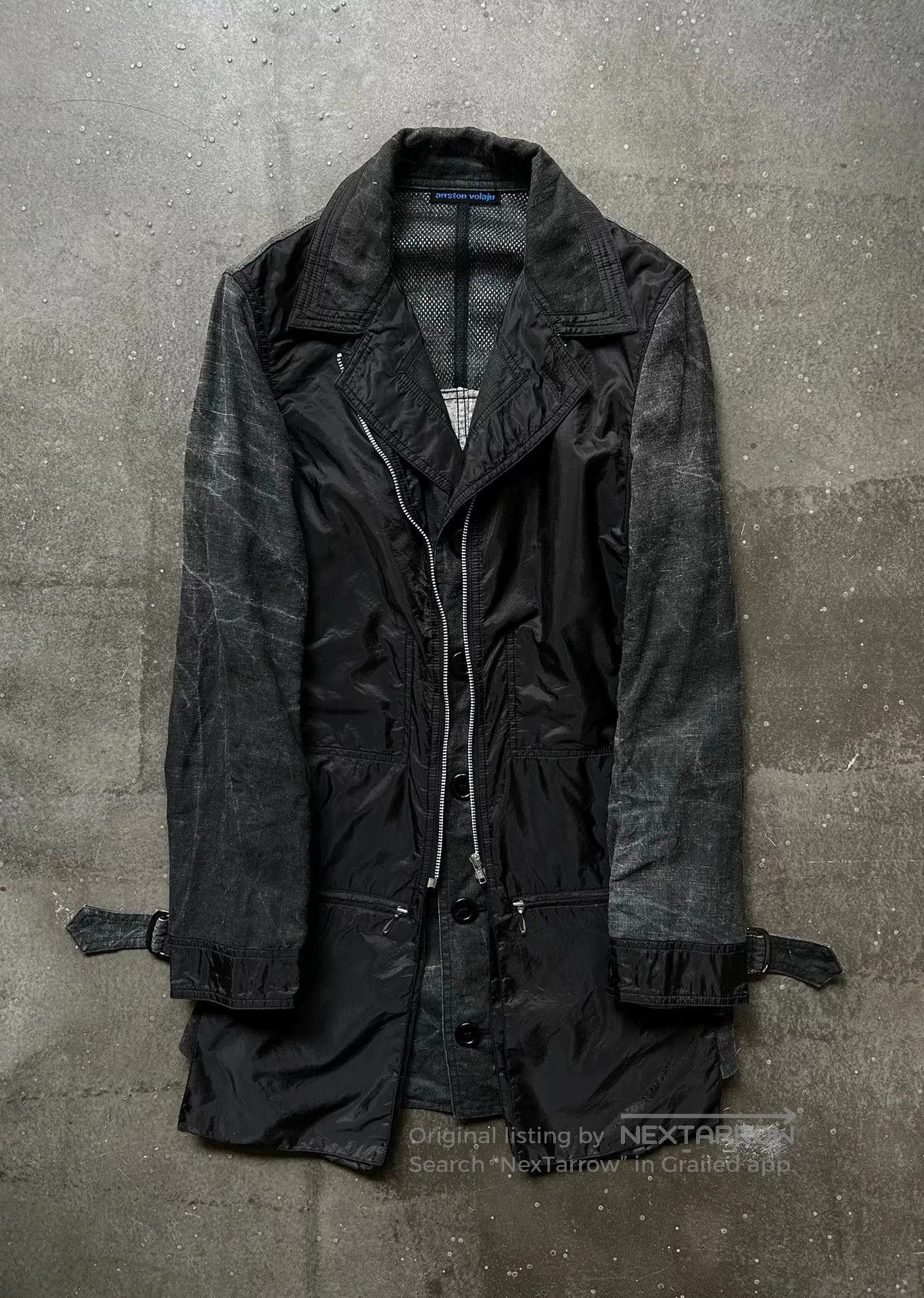 Japanese Brand Kohshin Satoh Denim Jacket with Faux Layers. Size US M / EU 48-50 / 2 - 1 Thumbnail