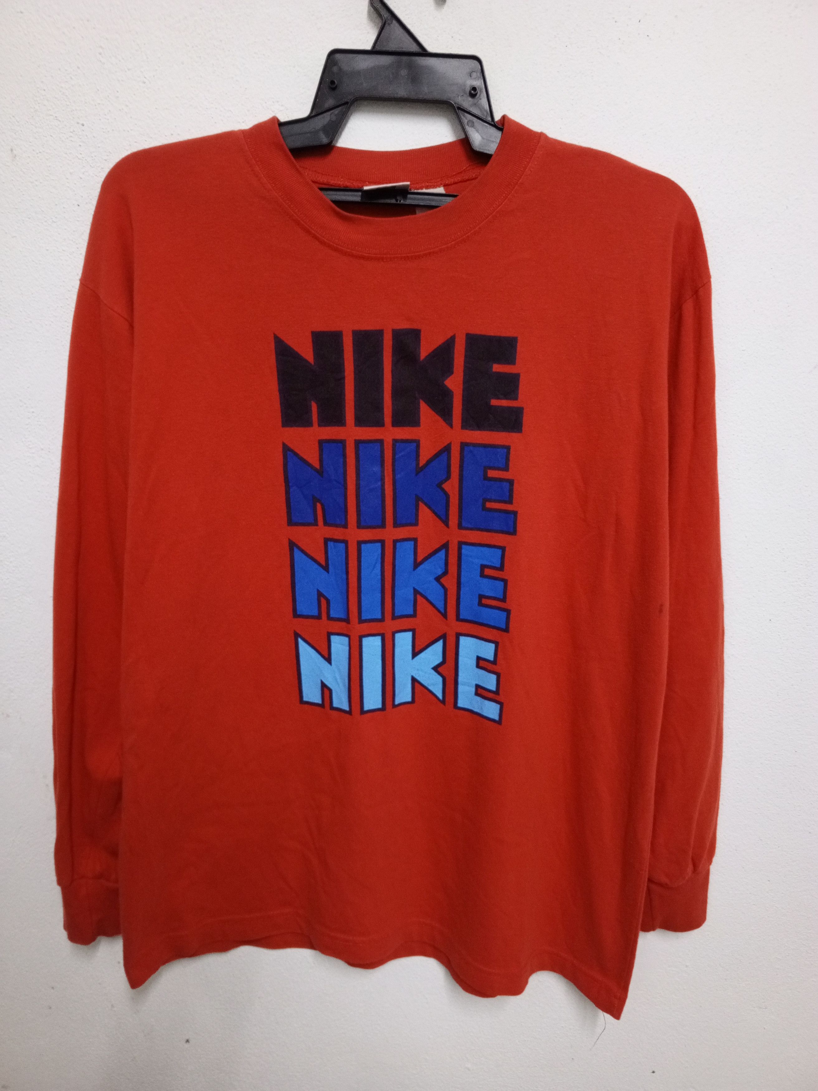 Nike vtg Nike long sleeve Size US L / EU 52-54 / 3 - 1 Thumbnail