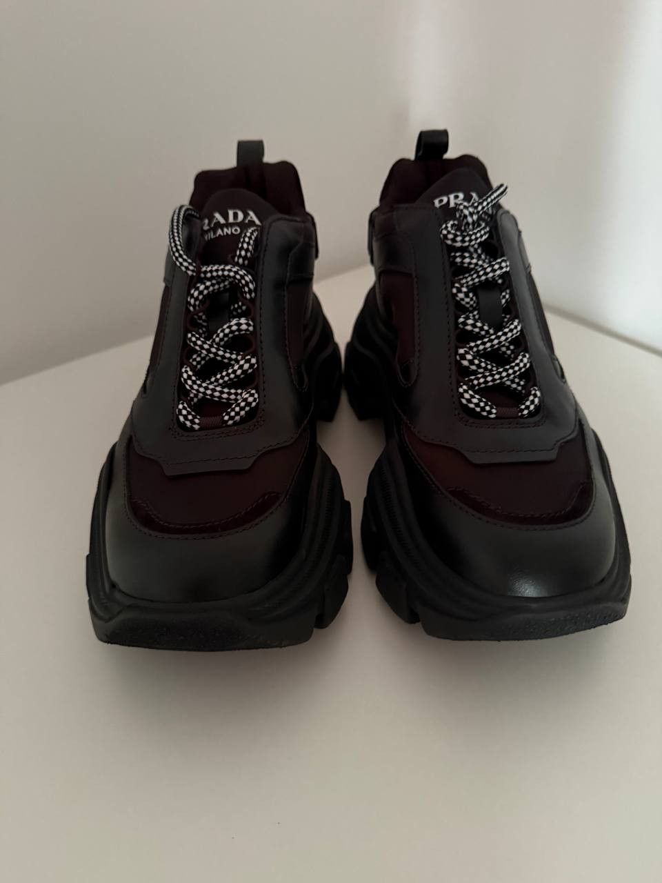 Prada Prada Monolith Leather & Nylon Boots Size US 8.5 / IT 38.5 - 2 Thumbnail
