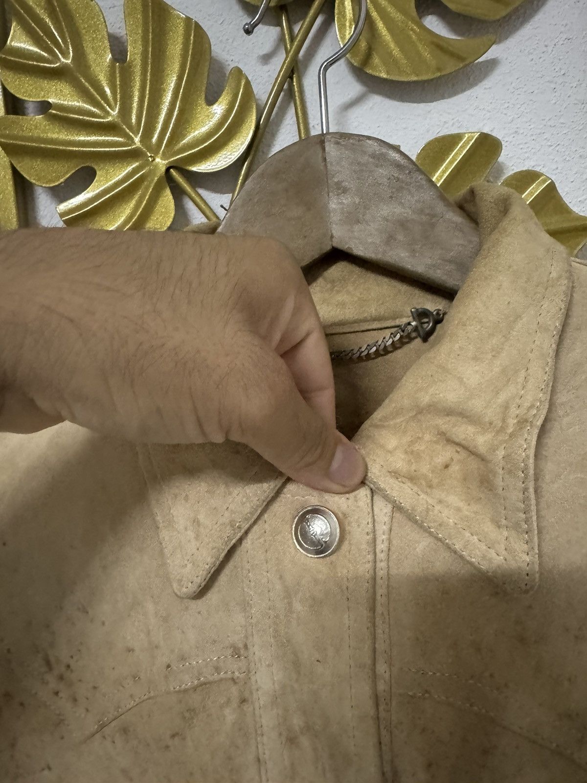 Gucci Gucci suede leather jacket size 40 Size S / US 4 / IT 40 - 6 Thumbnail