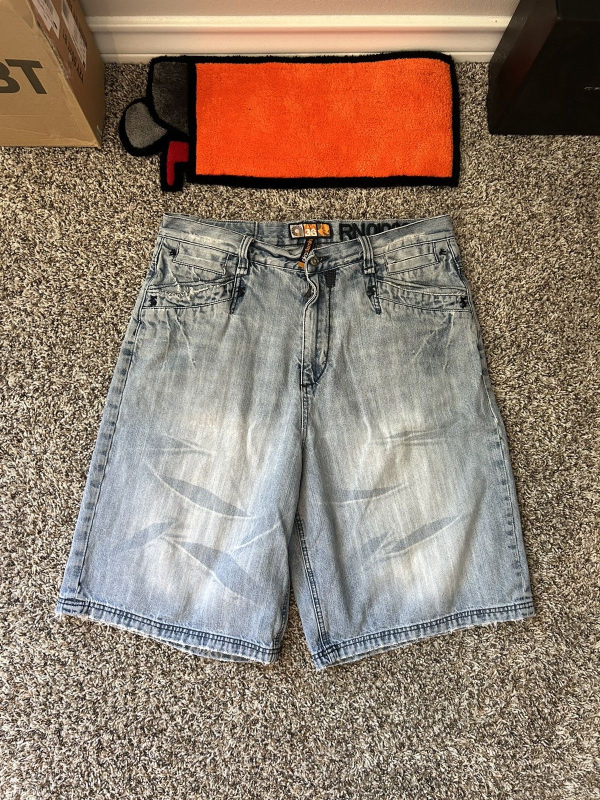 Akademiks × If Six Was Nine Vntg Streetwear Akadmk Jorts Size US 36 / EU 52 - 2 Thumbnail