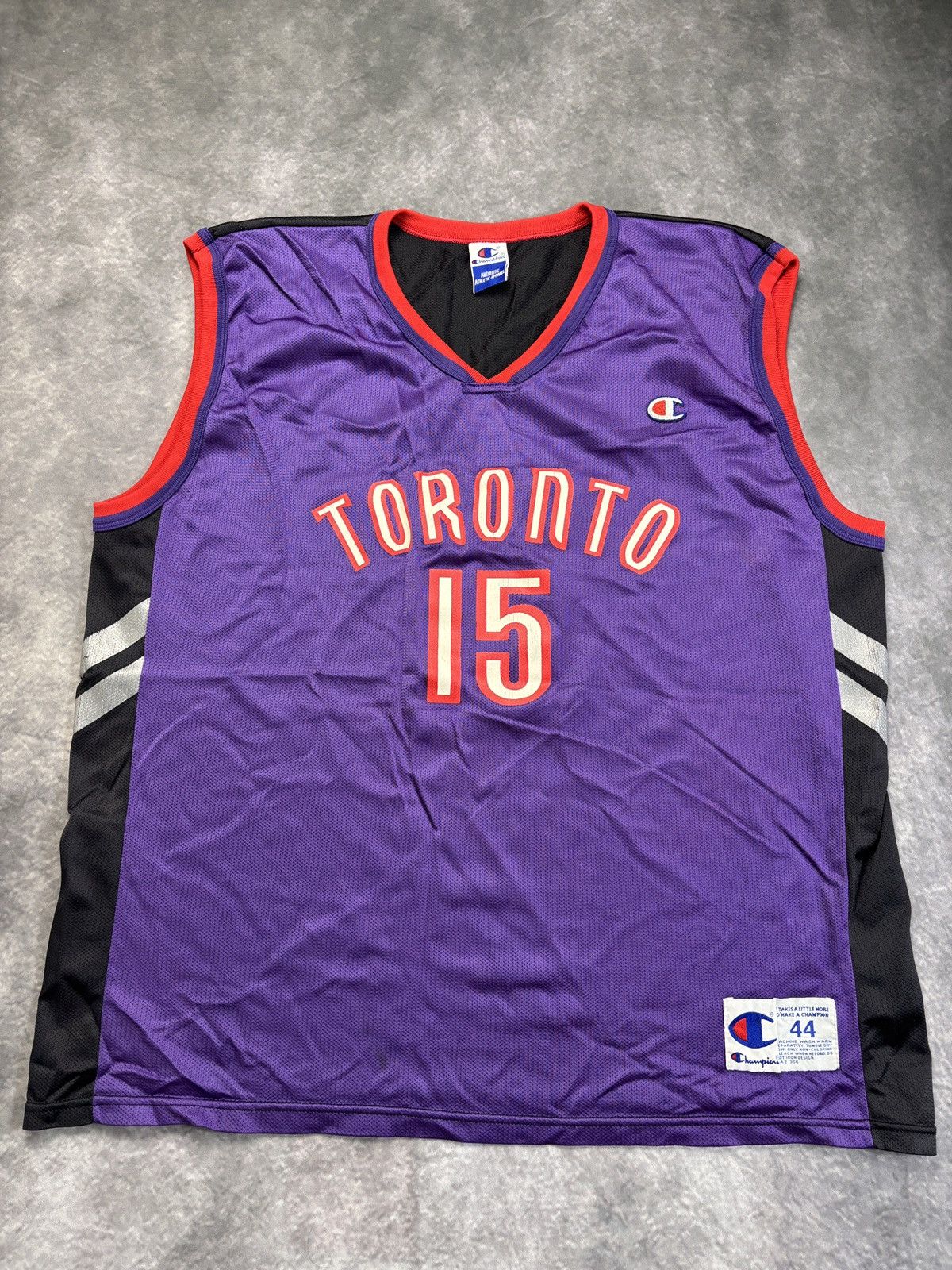 Champion 90s Vintage Toronto Raptors Shorts Carter Matching Suit Set Size US L / EU 52-54 / 3 - 5 Thumbnail